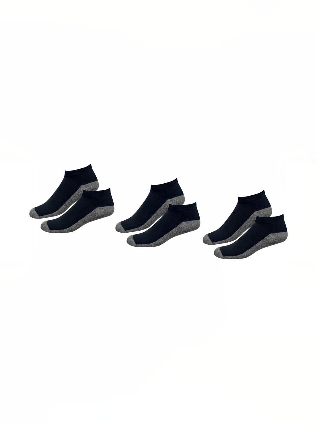 akeet trend Men Pack of 3 Cotton Assorted Colourblocked Ankle Length Socks - view 1