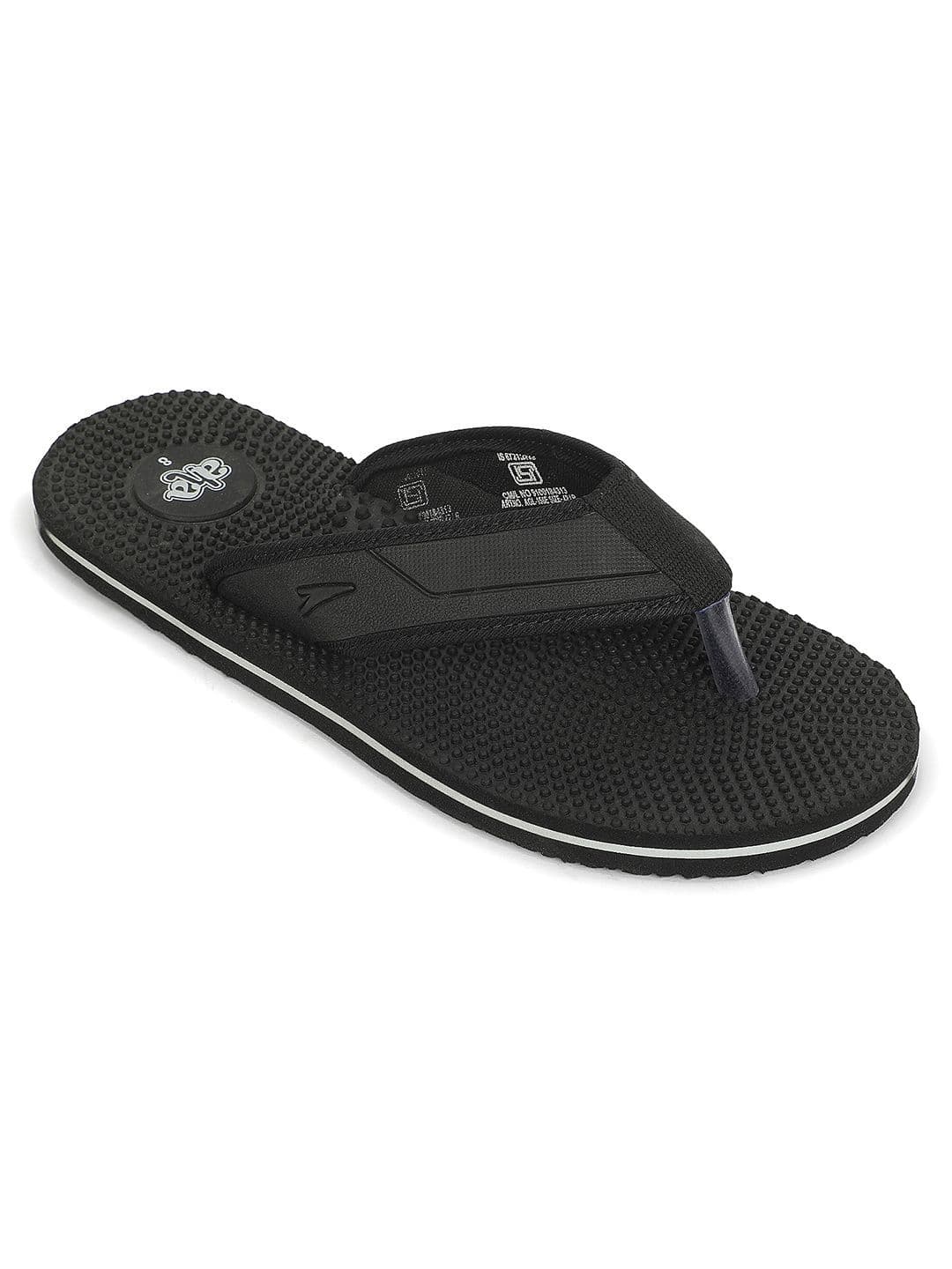 Liberty A-HA Men Black & Teal Blue EVA Cushioned Slip-On Thong Casual Flip-Flops - view 1