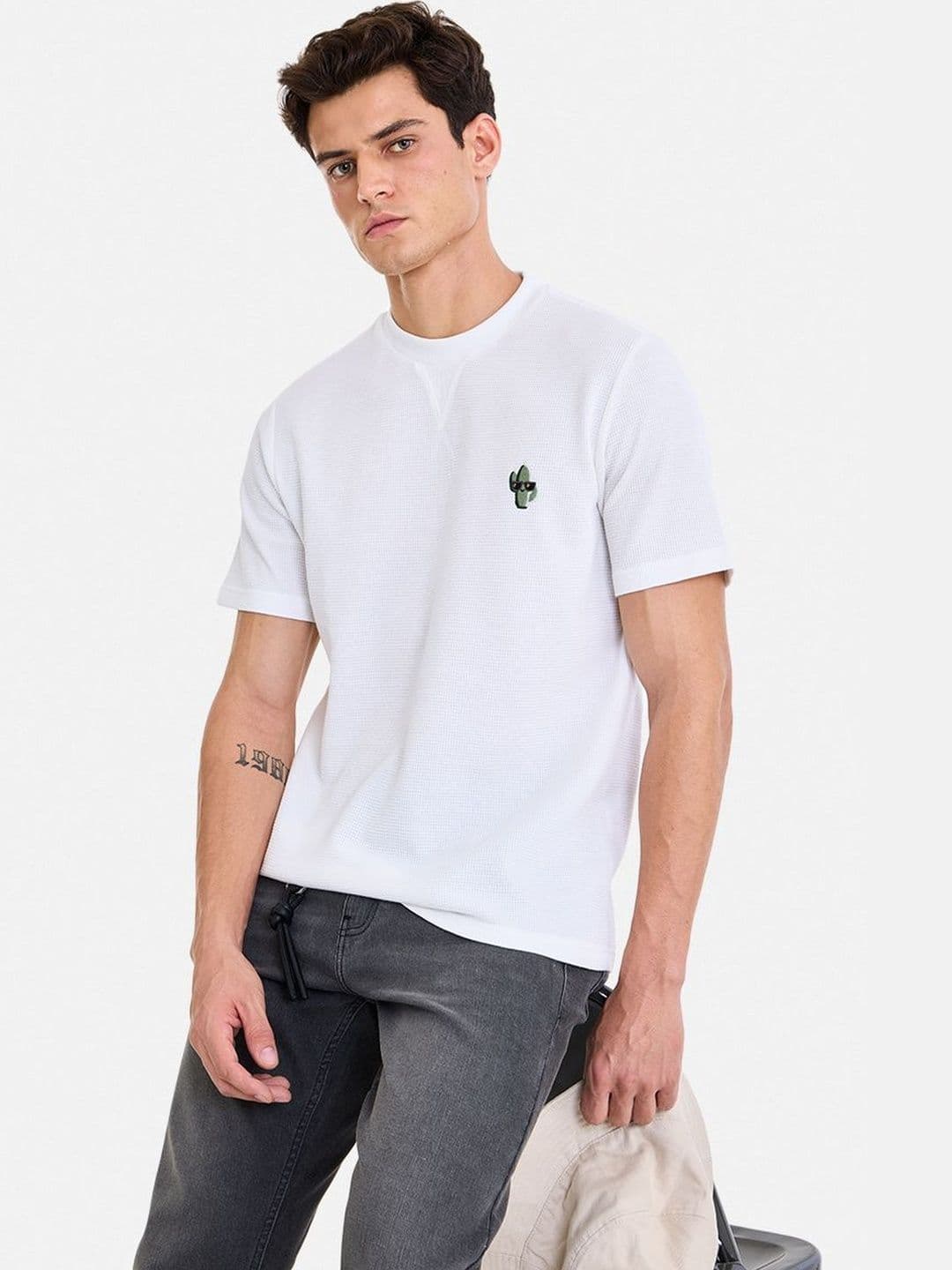 Snitch White Embroidery T-Shirt - view 1