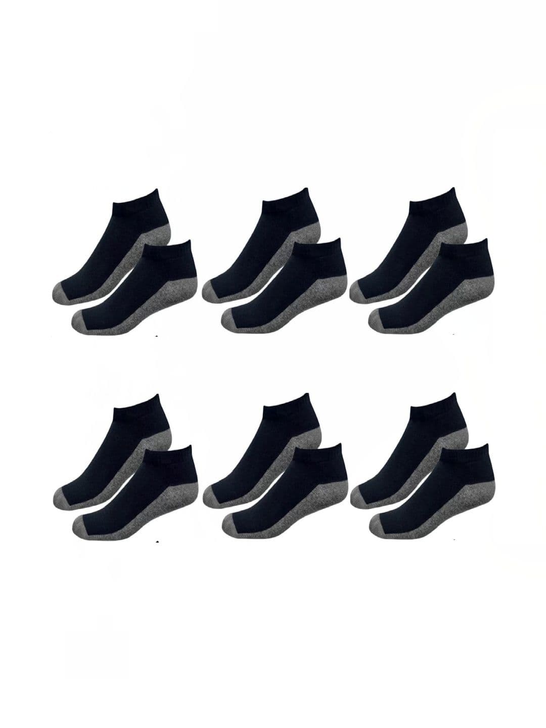 akeet trend Men Pack of 6 Cotton Assorted Colourblocked Ankle Length Socks - view 1