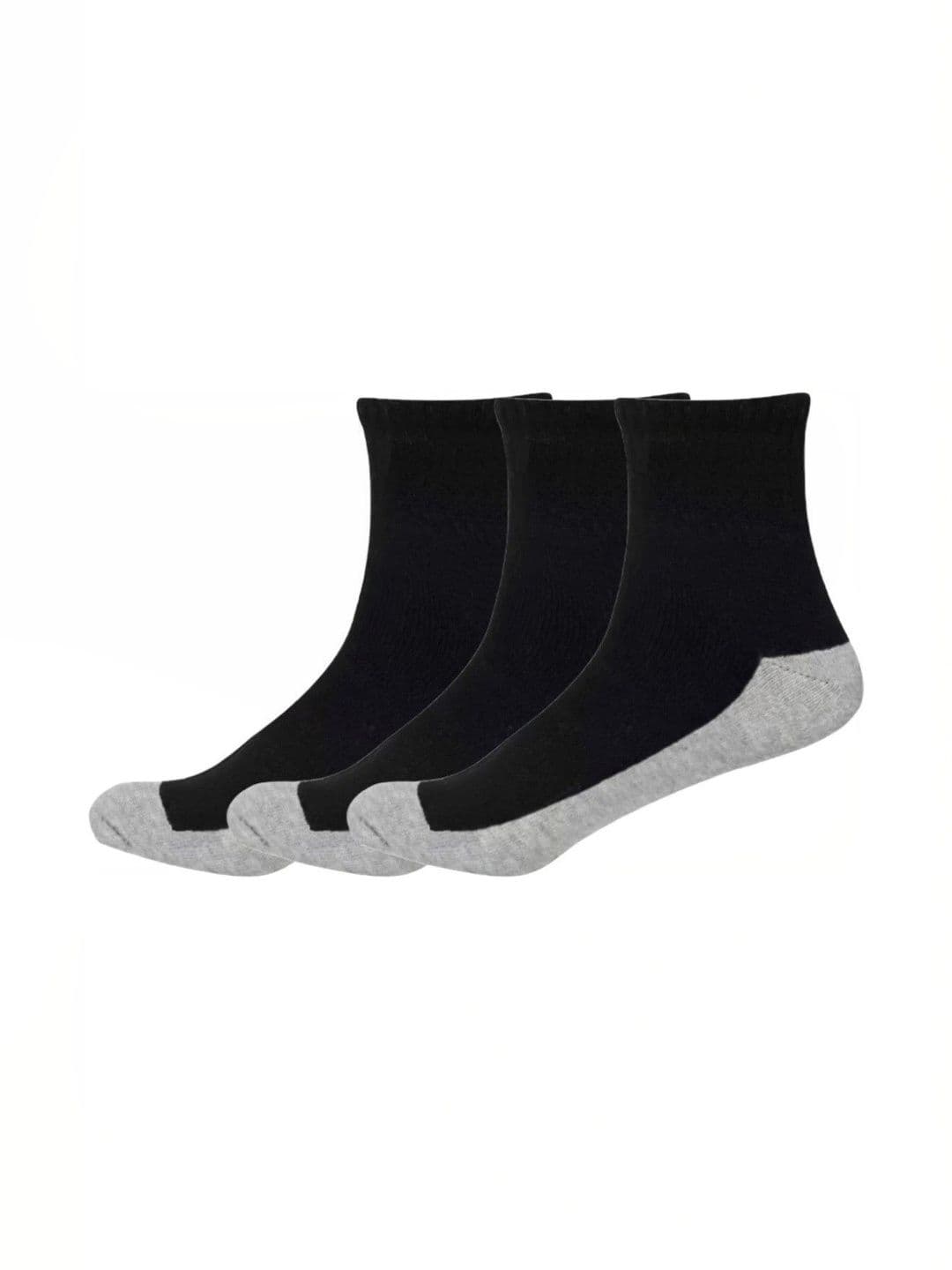 Akeeta Men Pack of 3 Cotton Assorted Colourblocked Above Ankle Socks - view 1