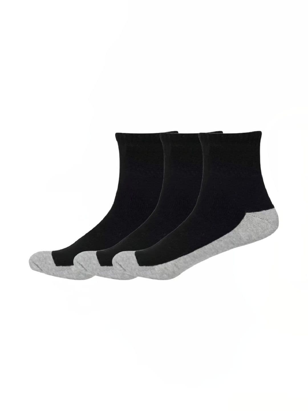 Akeeta Men Pack of 3 Cotton Assorted Colourblocked Ankle Length Socks - view 1