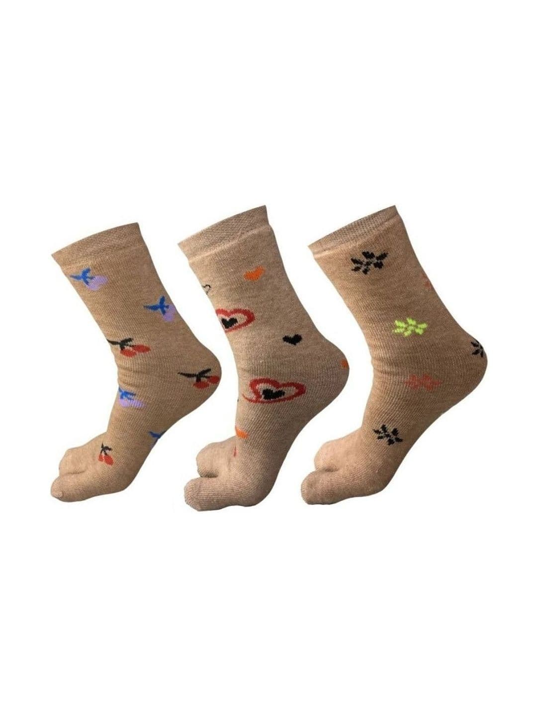 akeet trend Men Pack of 3 Cotton Patterned Calf Length Socks - view 1