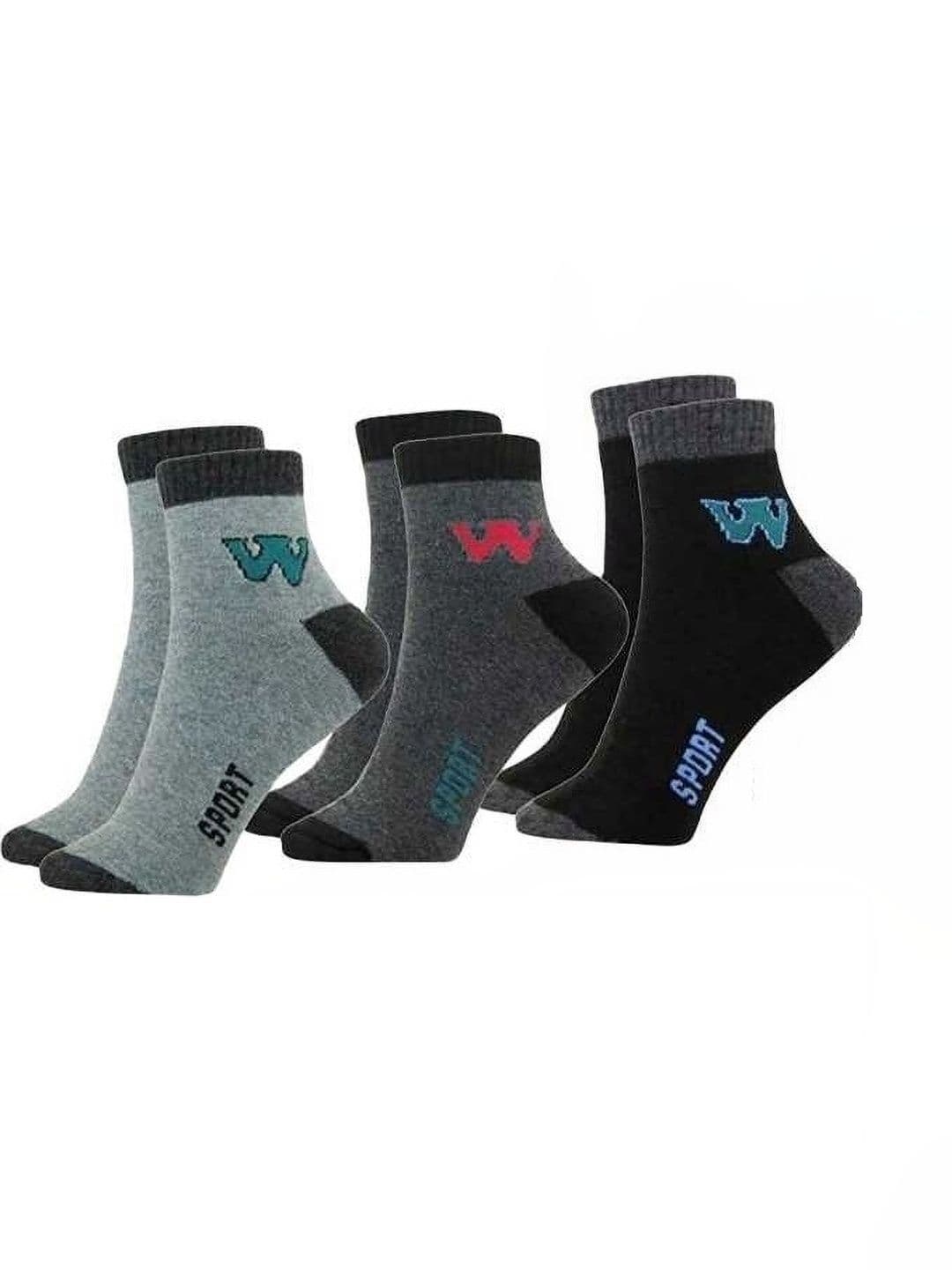 akeet trend Men Pack of 3 Cotton Assorted Patterned Ankle Length Socks - view 1