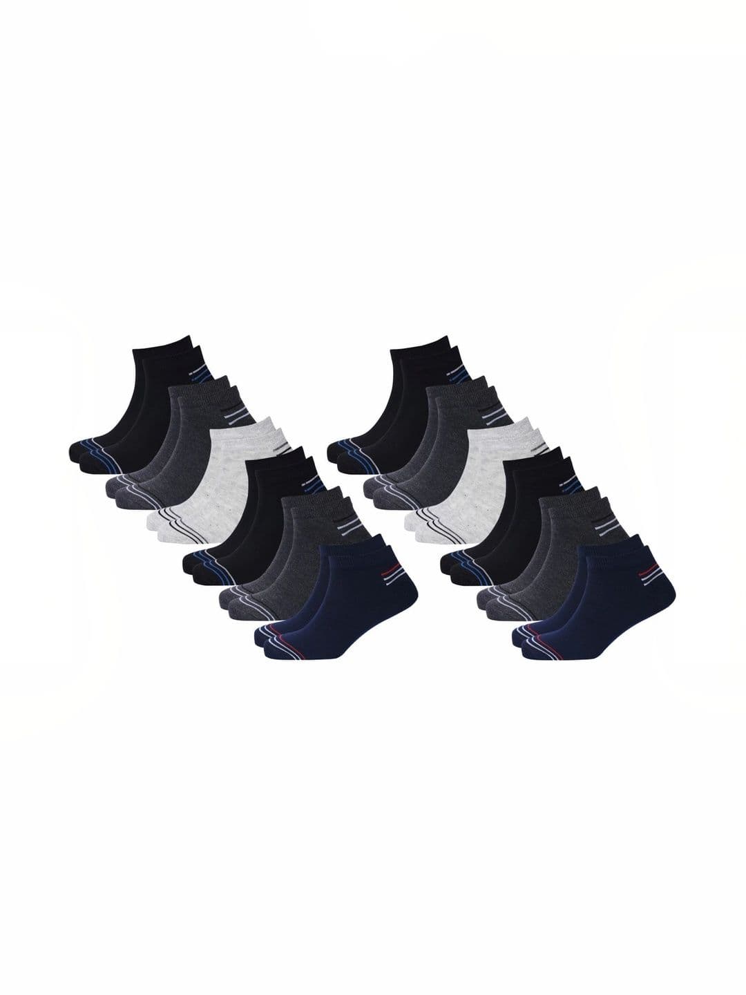 akeet trend Men Cotton Assorted Striped Ankle Length Socks - view 1