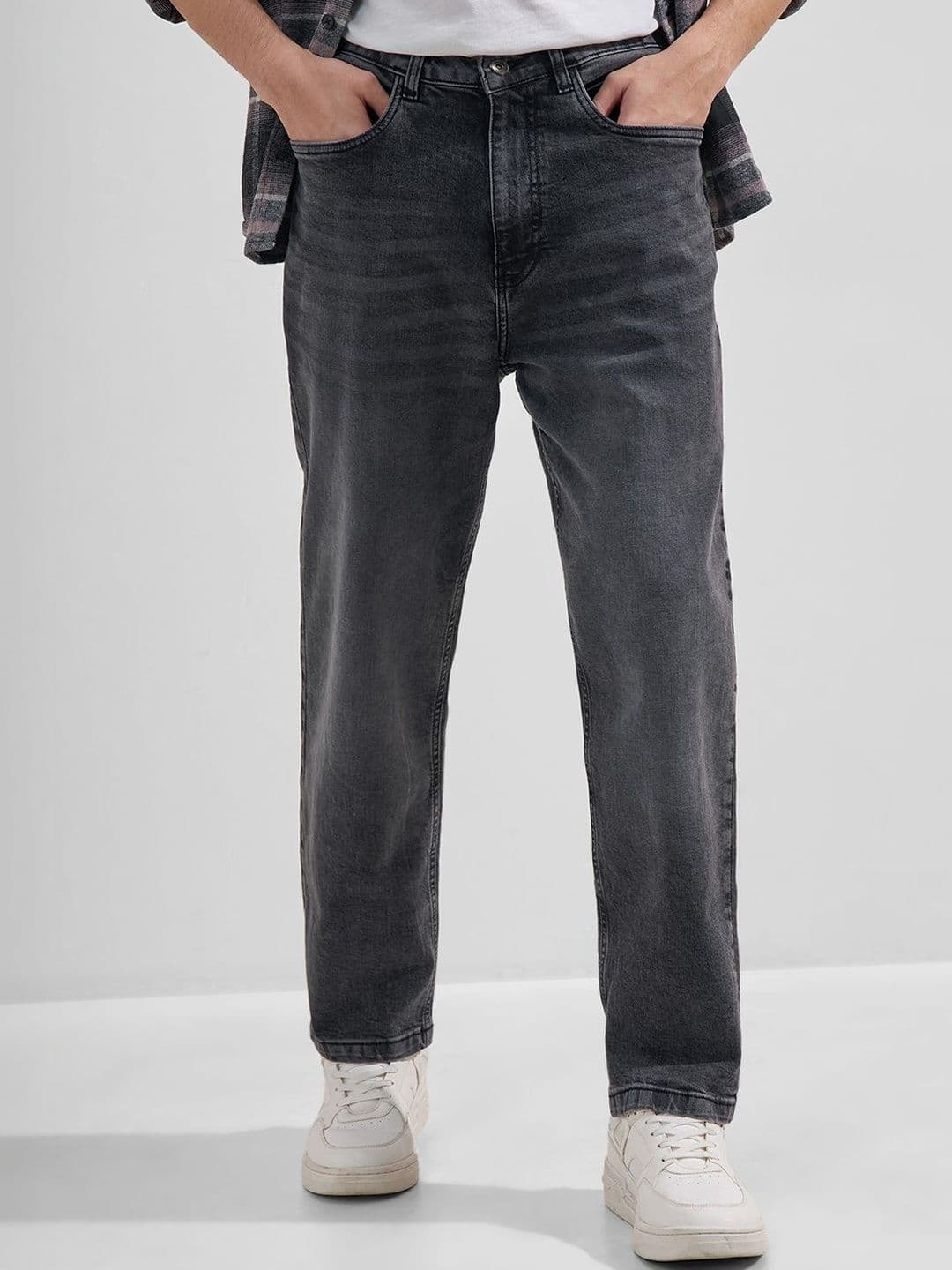HIGHLANDER Men Relaxed Fit Mid-Rise Light Fade Stretchable Jeans - view 1