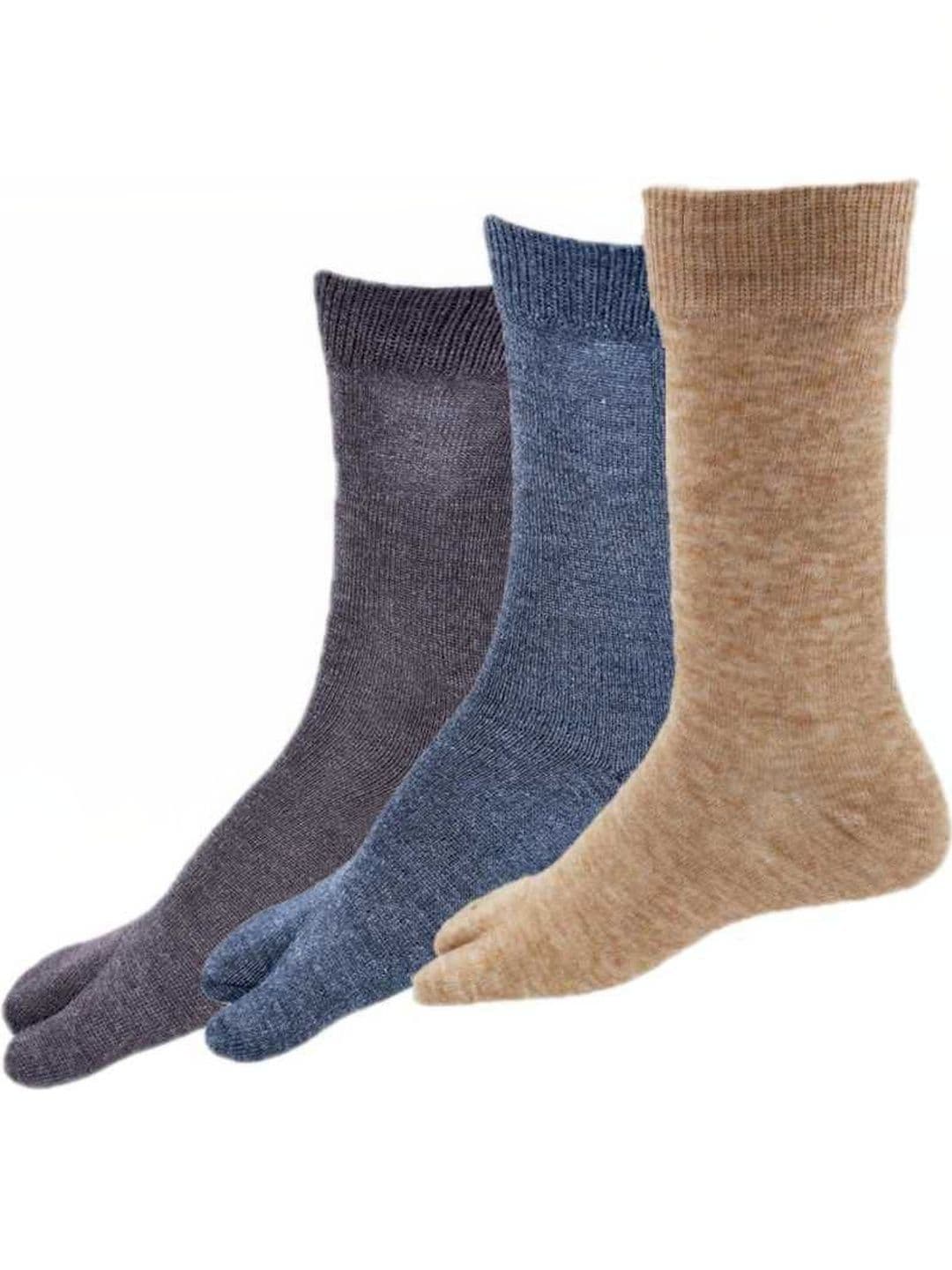 akeet trend Men Pack of 3 Cotton Assorted Calf Length Socks - view 1
