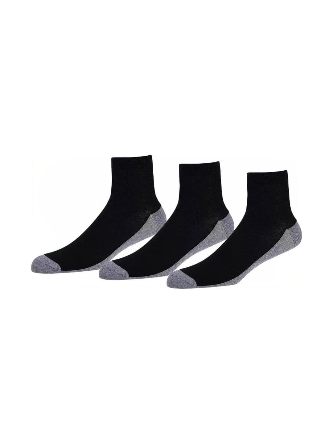 Akeeta Men Pack of 3 Cotton Assorted Colourblocked Ankle Length Socks - view 1
