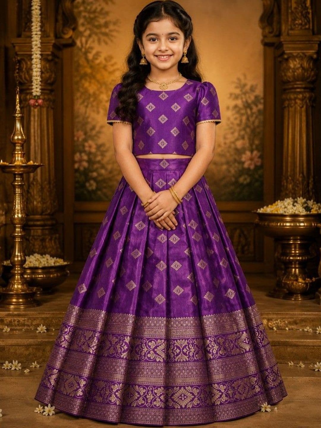 amzira Girls Ready to Wear Lehenga & - view 1