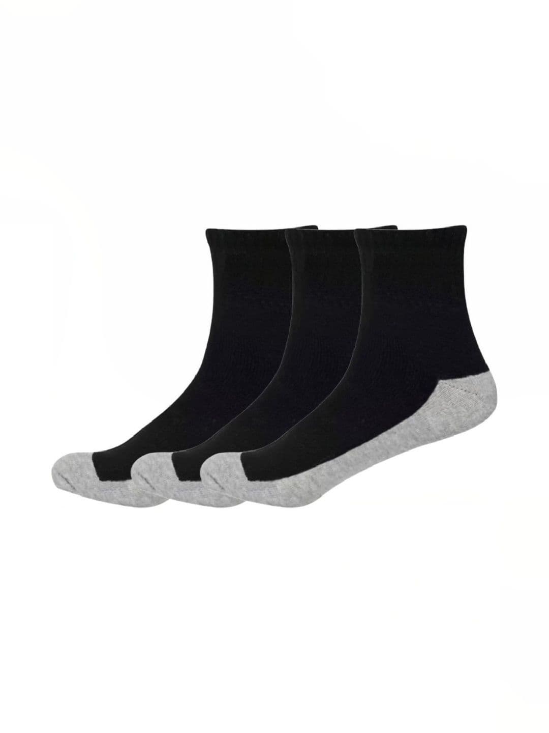 akeet trend Men Pack of 3 Cotton Assorted Colourblocked Ankle Length Socks - view 1