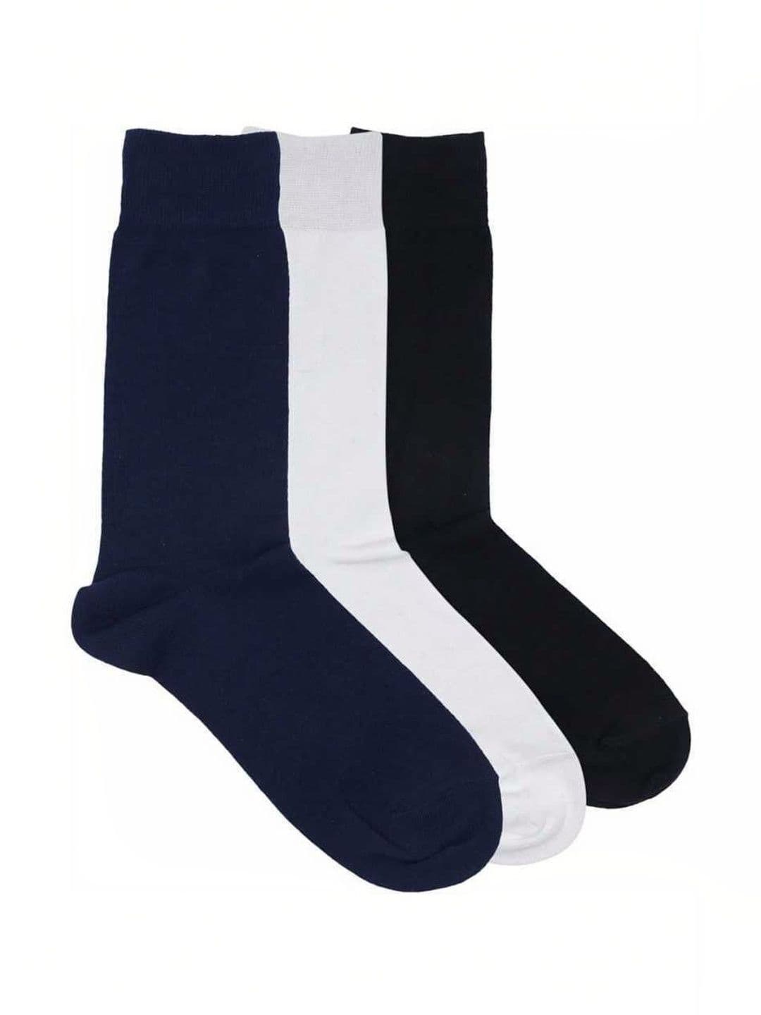 Akeeta Men Pack of 3 Cotton Assorted Calf Length Socks - view 1