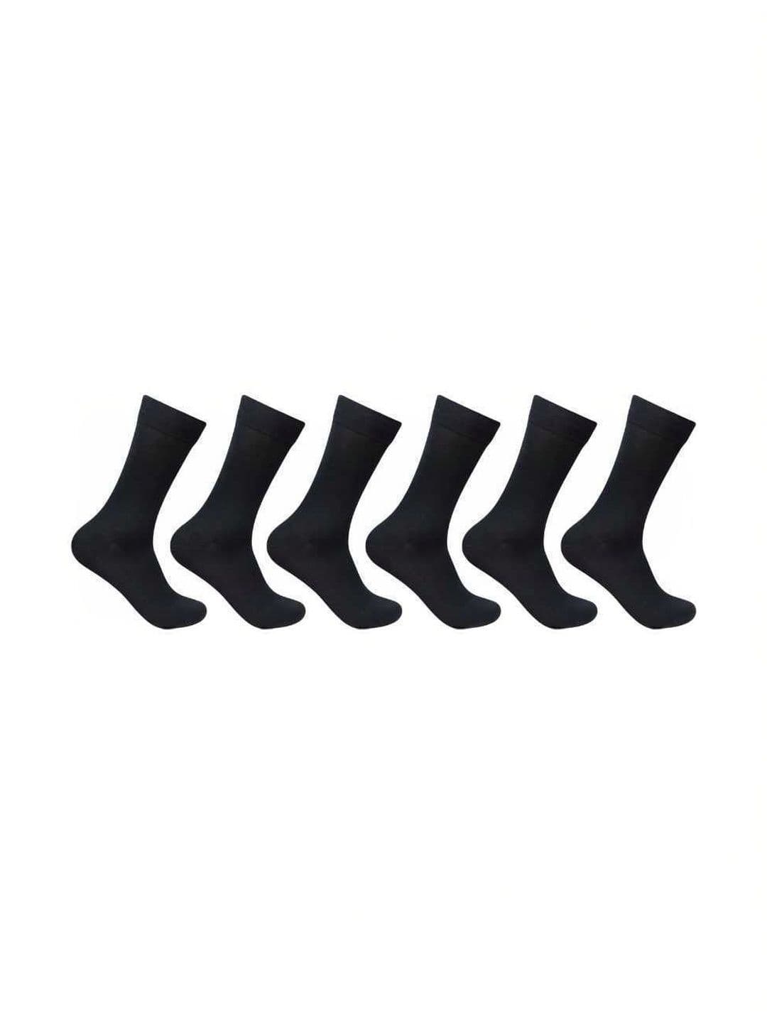 Akeeta Men Pack of 6 Cotton Assorted Calf Length Socks - view 1