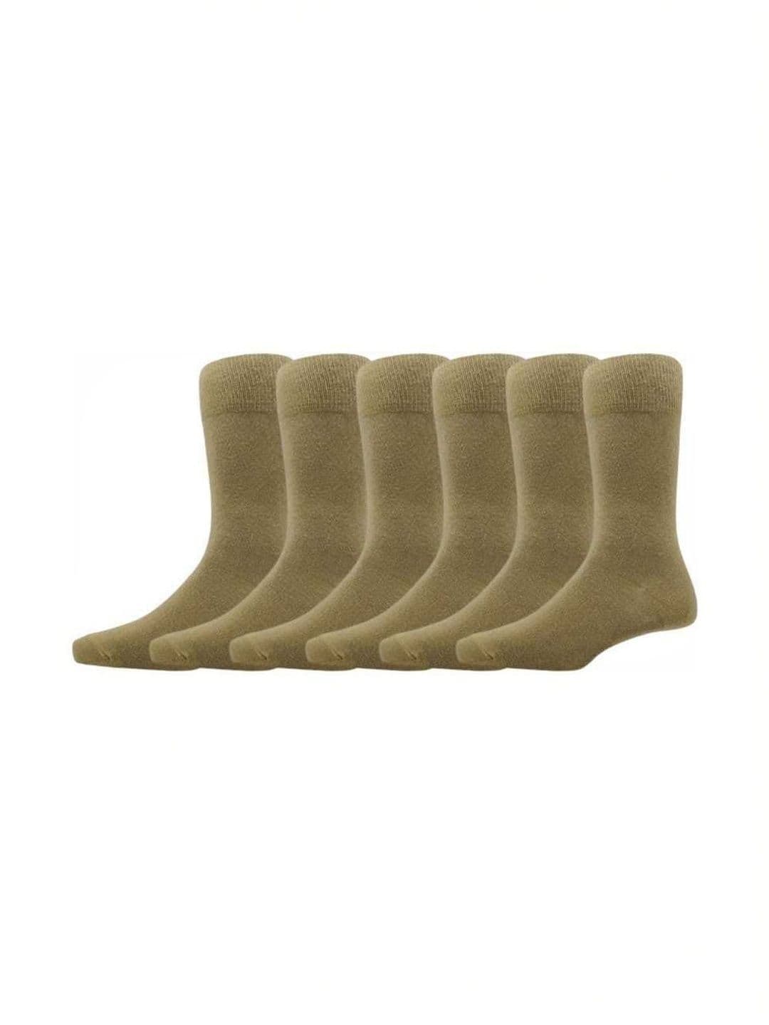 Akeeta Men Pack of 6 Cotton Assorted Calf Length Socks - view 1