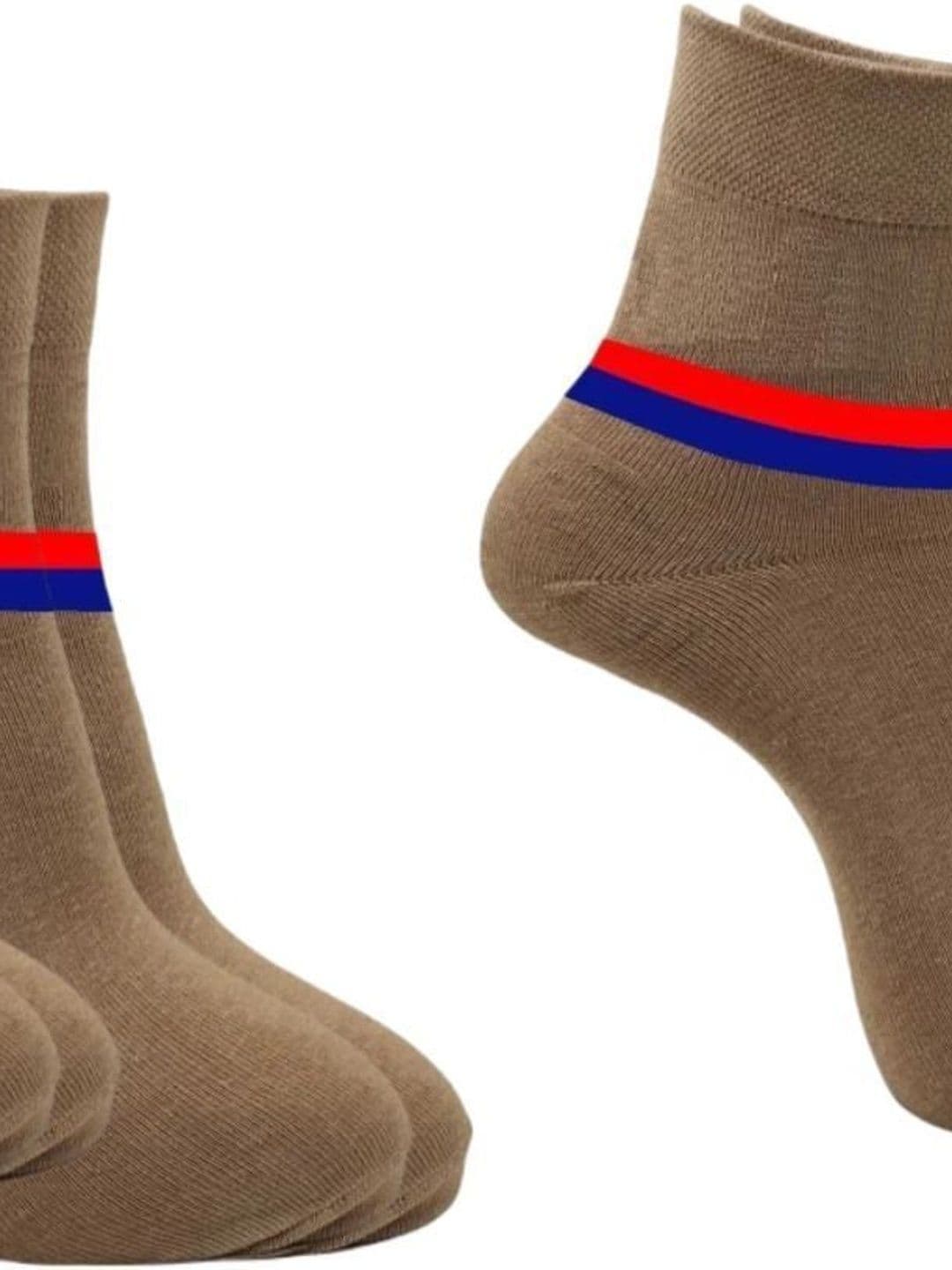 akeet trend Men Pack of 6 Cotton Assorted Colourblocked Ankle Length Socks - view 1