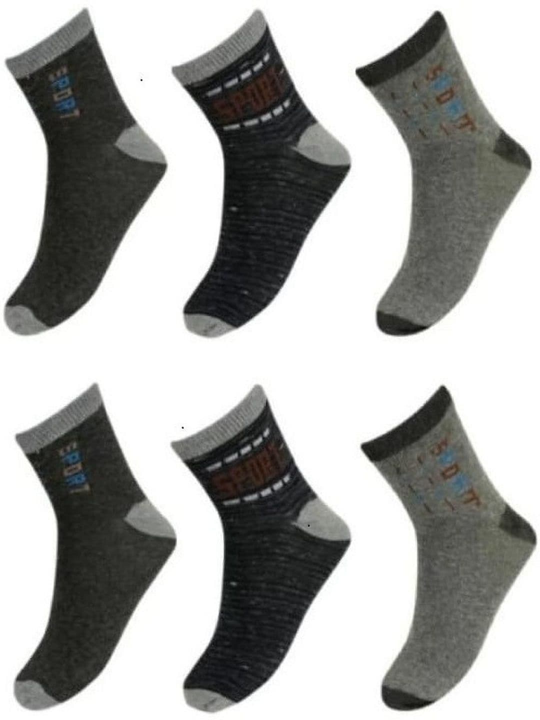 akeet trend Men Pack of 6 Cotton Assorted Patterned Ankle Length Socks - view 1