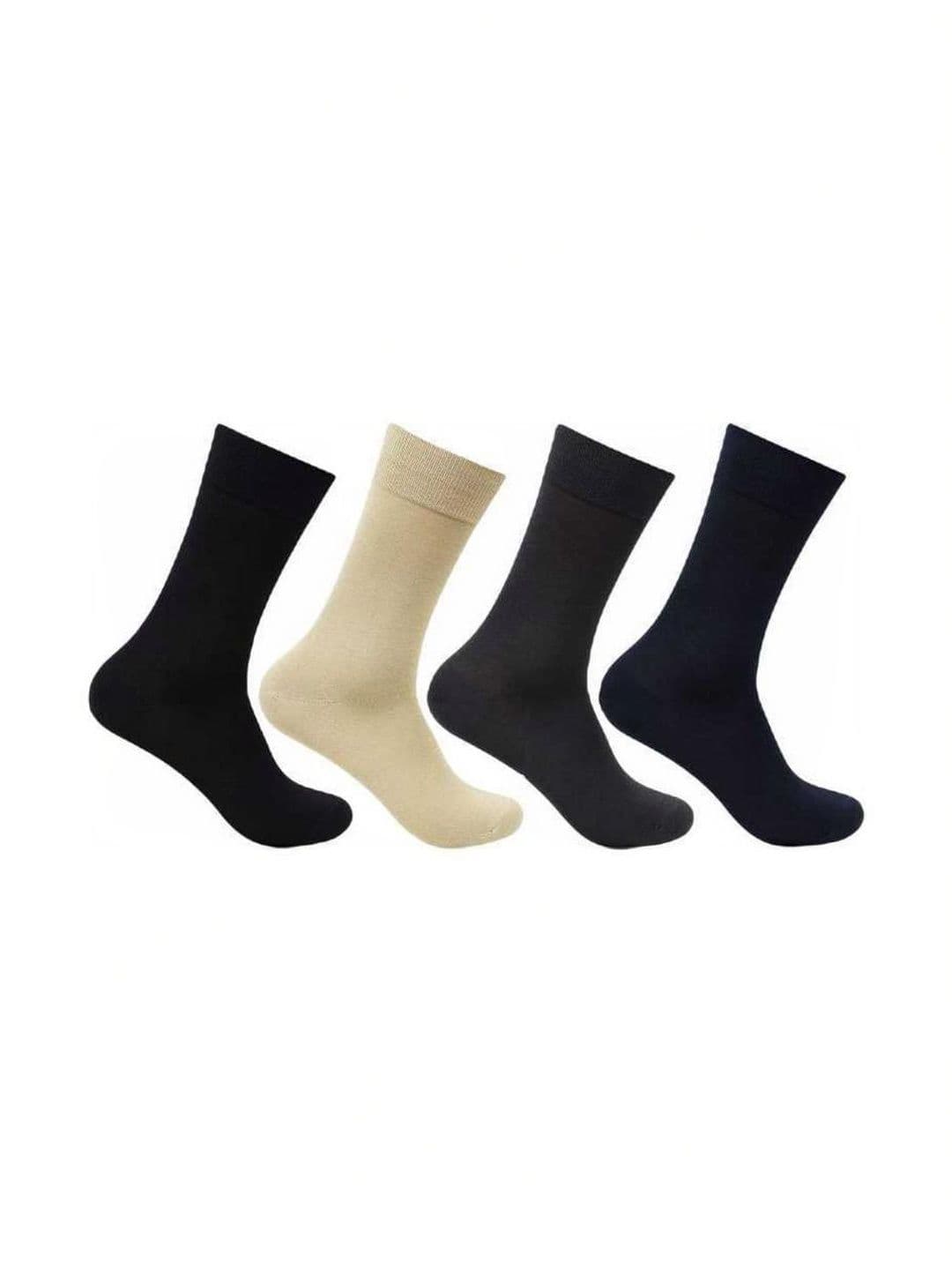 akeet trend Men Pack of 4 Cotton Assorted Calf Length Socks - view 1