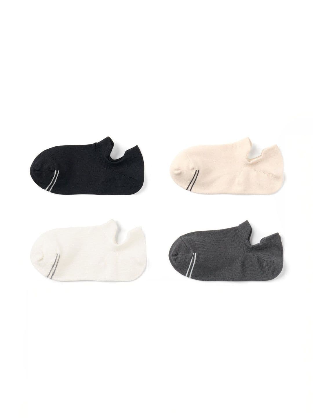 Akeeta Men Pack of 4 Cotton Assorted Shoe Liners Socks - view 1