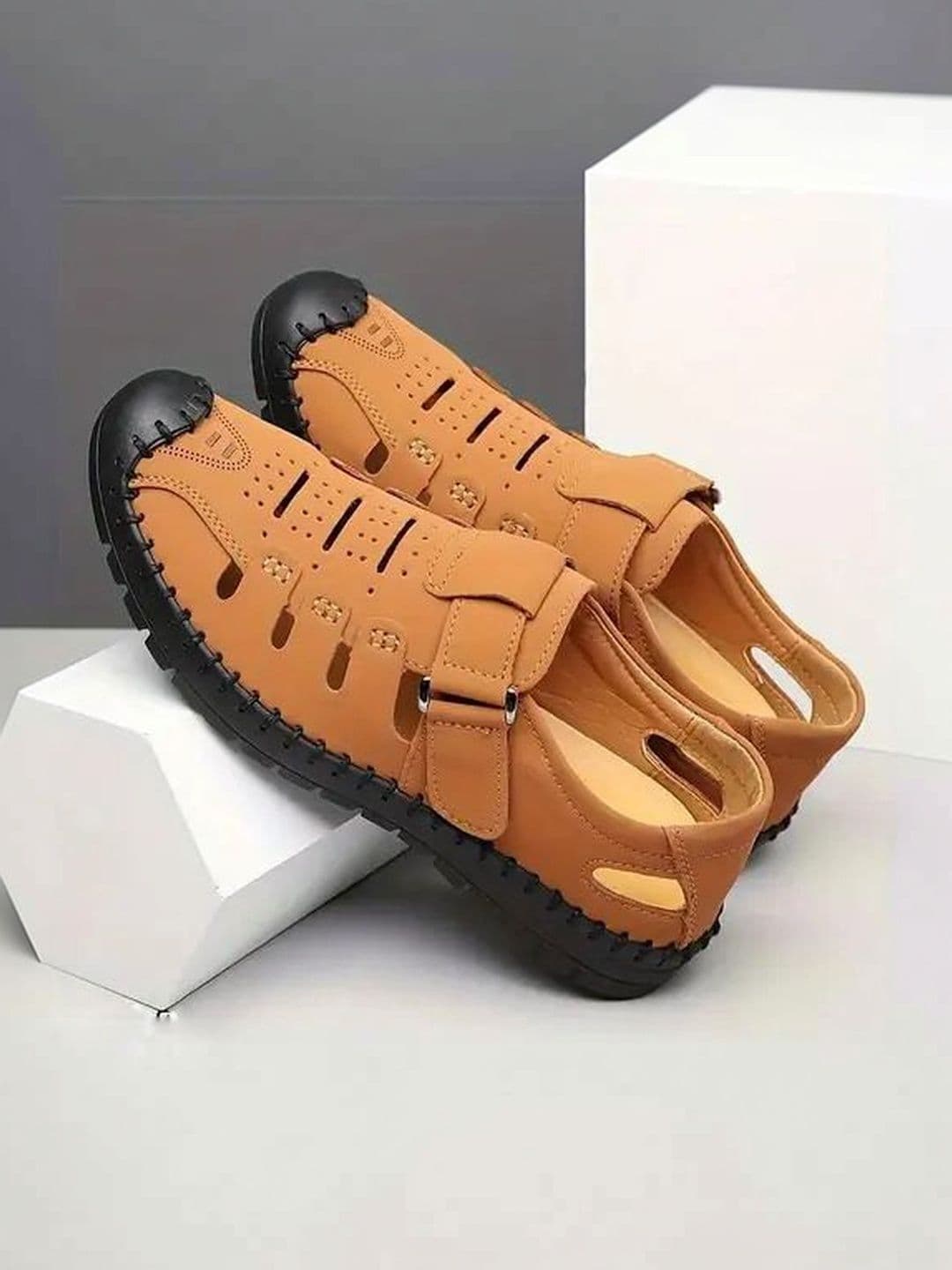 Akiko Men TPR Fisherman Sandals - view 1