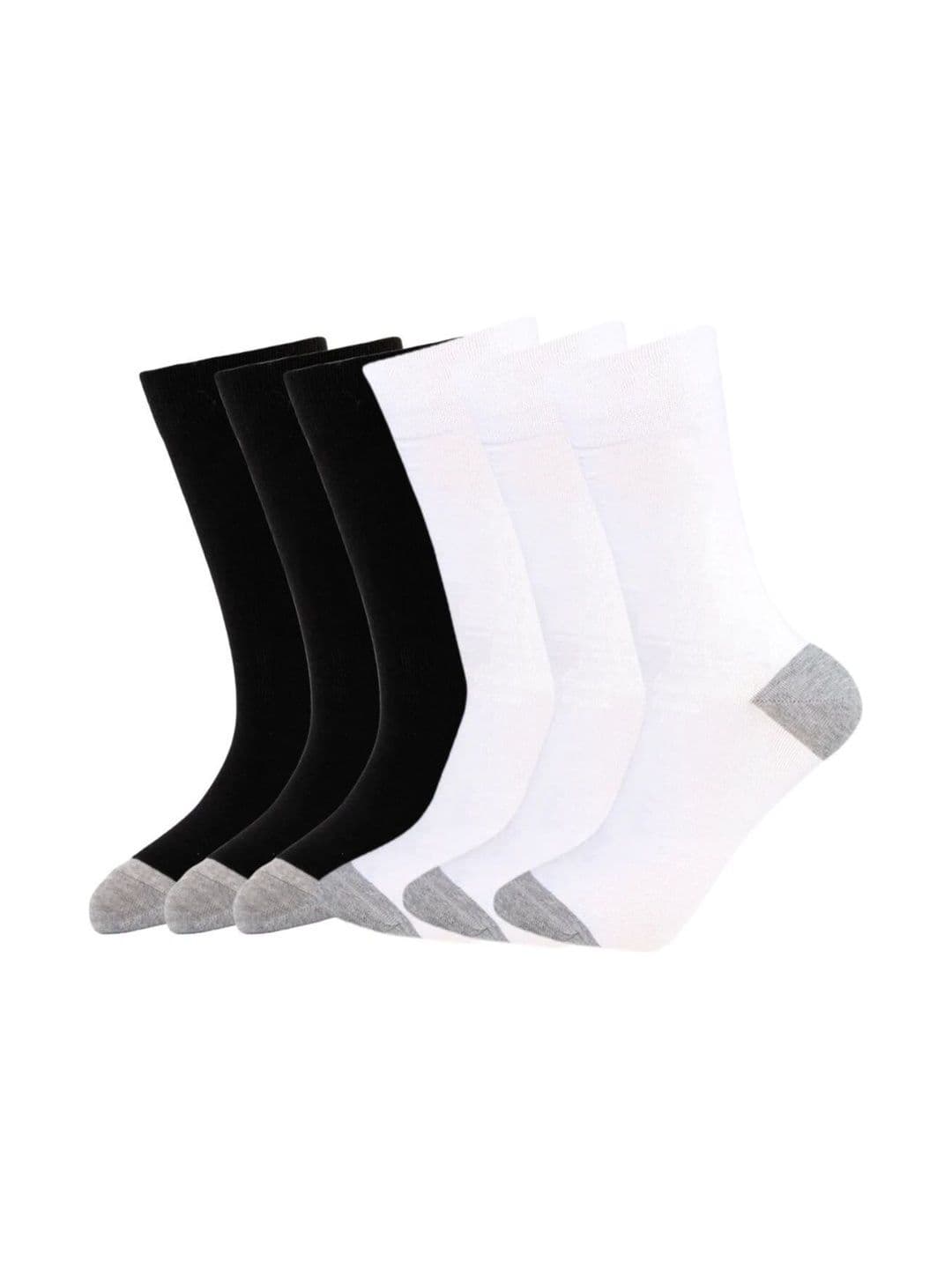 Akeeta Men Pack of 6 Cotton Assorted Colourblocked Calf Length Socks - view 1