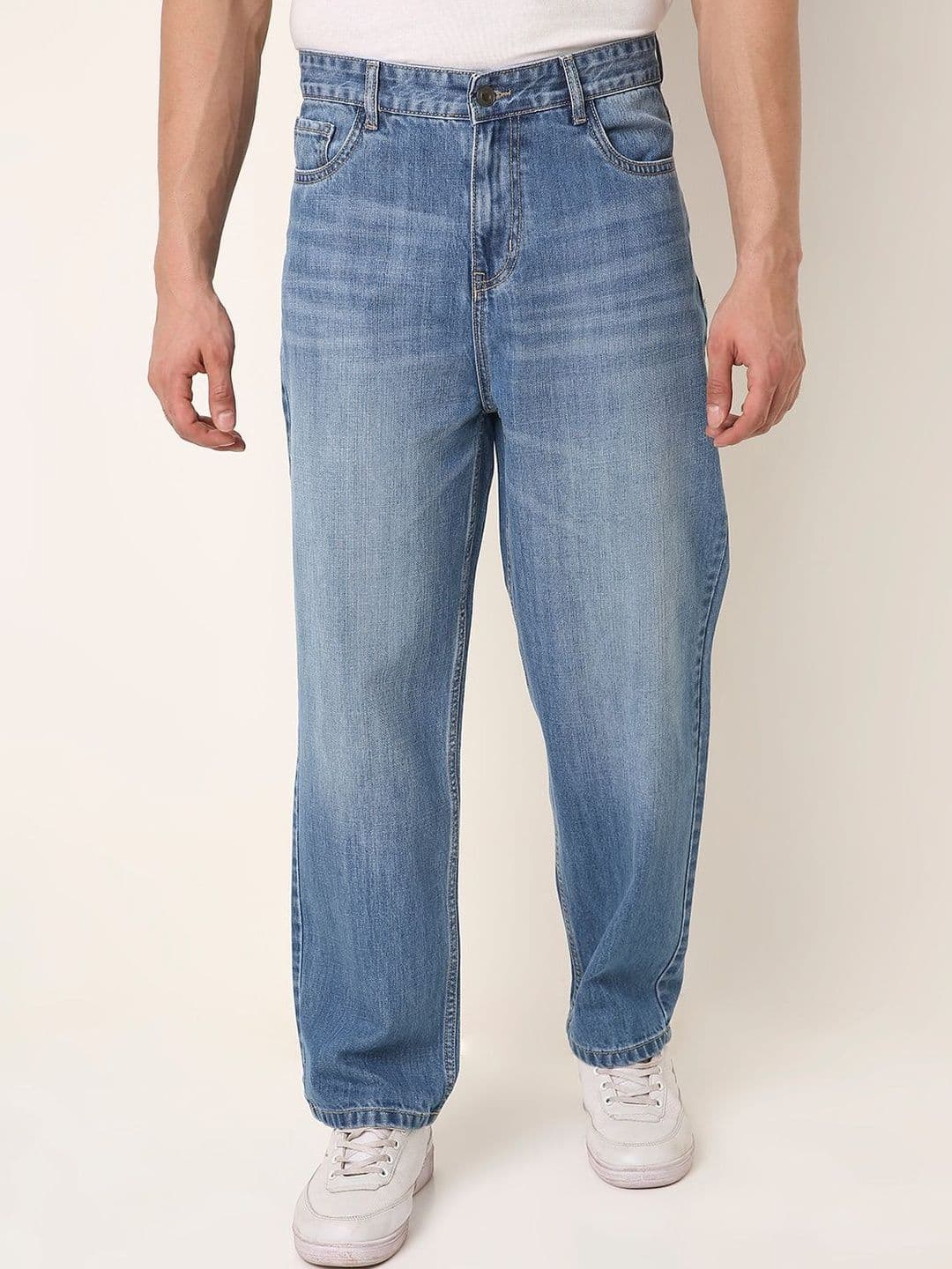 Blnk Men Comfort Mid-Rise Light Fade Jeans