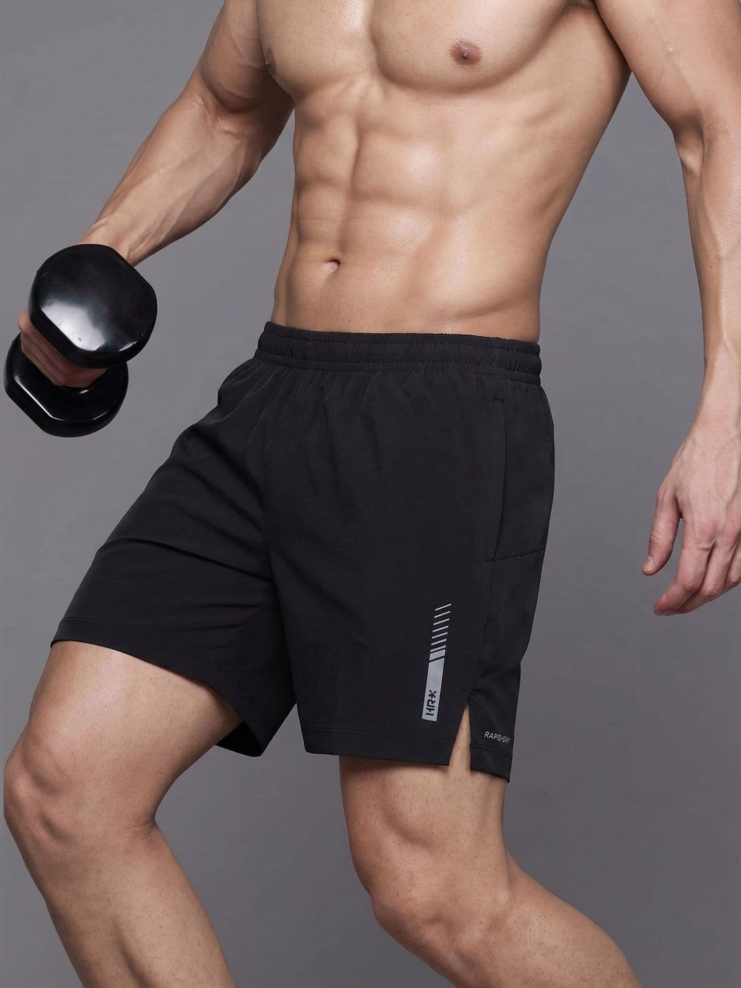 HRX by Hrithik Roshan Men Mid-Rise Above Knee Training Or Gym Sports Shorts