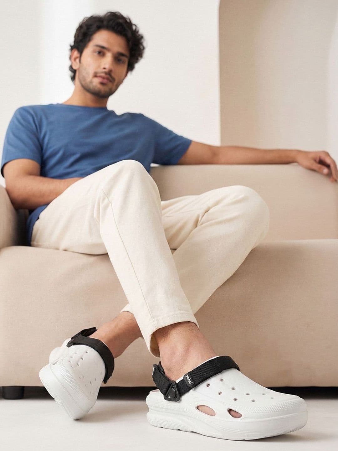 Yoho Men Dual Hacker Lightweight- Comfy- Anti Skid- Adjustable Straps & Waterproof Clog - view 1