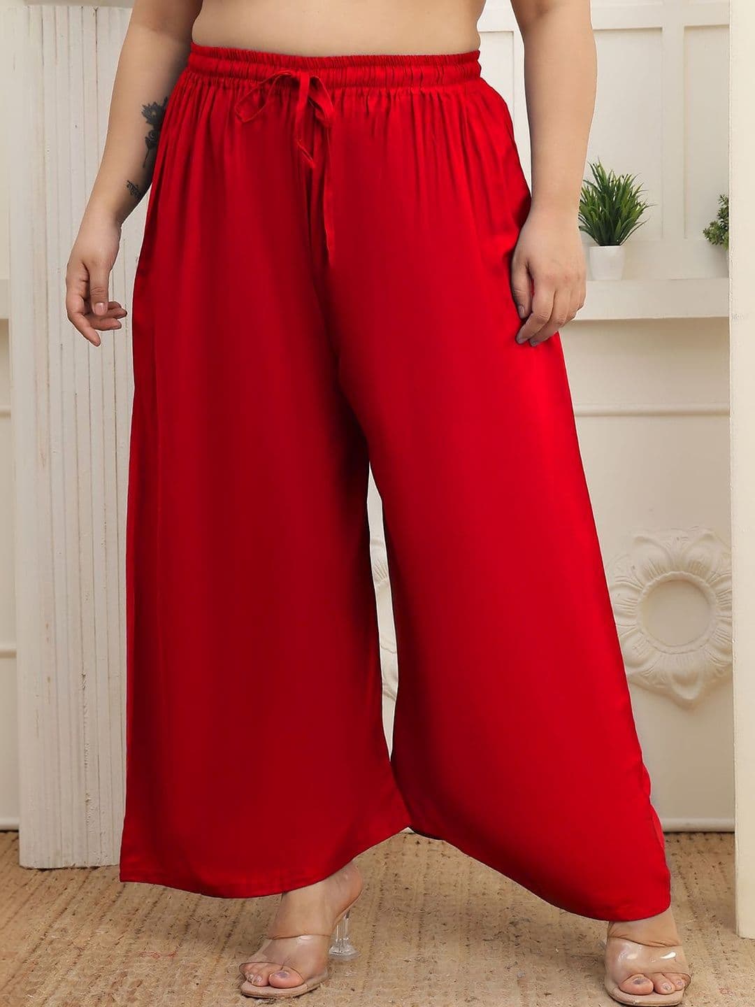 KALINI Women 2 Flared Ethnic Palazzos - view 1