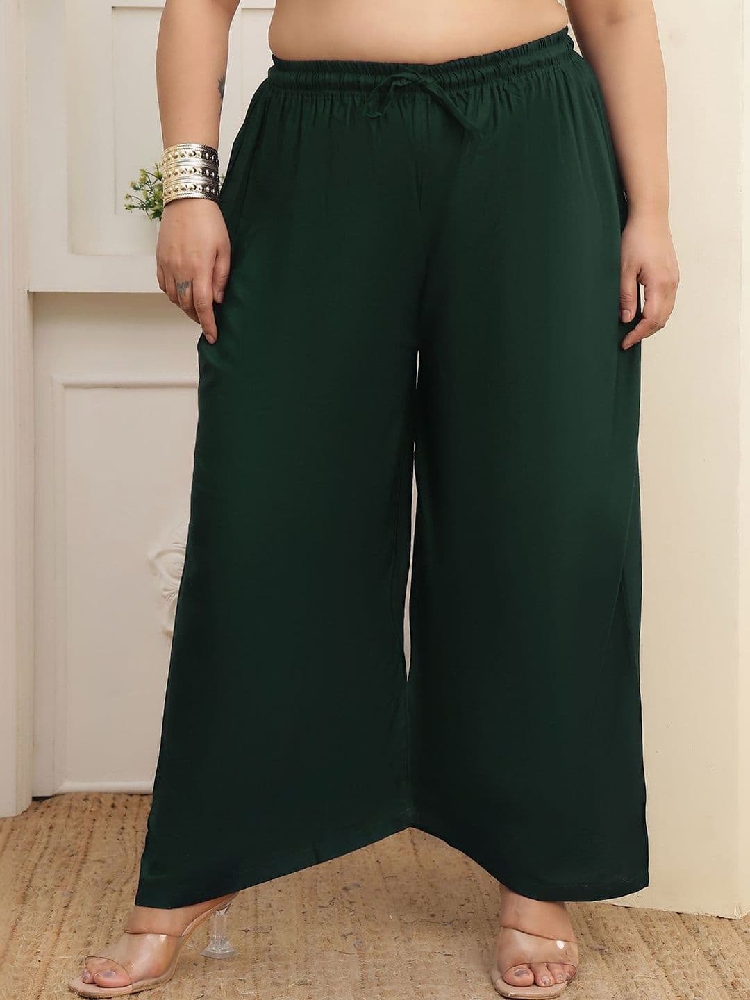 KALINI Women Pack of 2 Flared Ethnic Palazzos - view 1