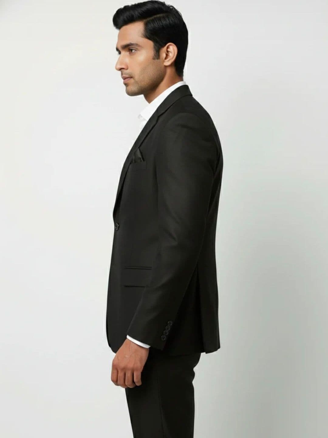TRIANGLE Notched Lapel 2 Piece Blazer & Trousers Suits - view 1