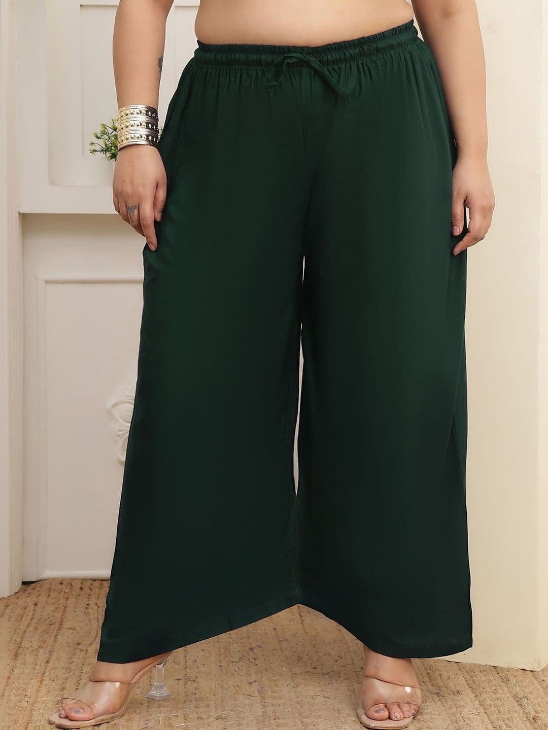 KALINI Women 2 Flared Ethnic Palazzos - view 1