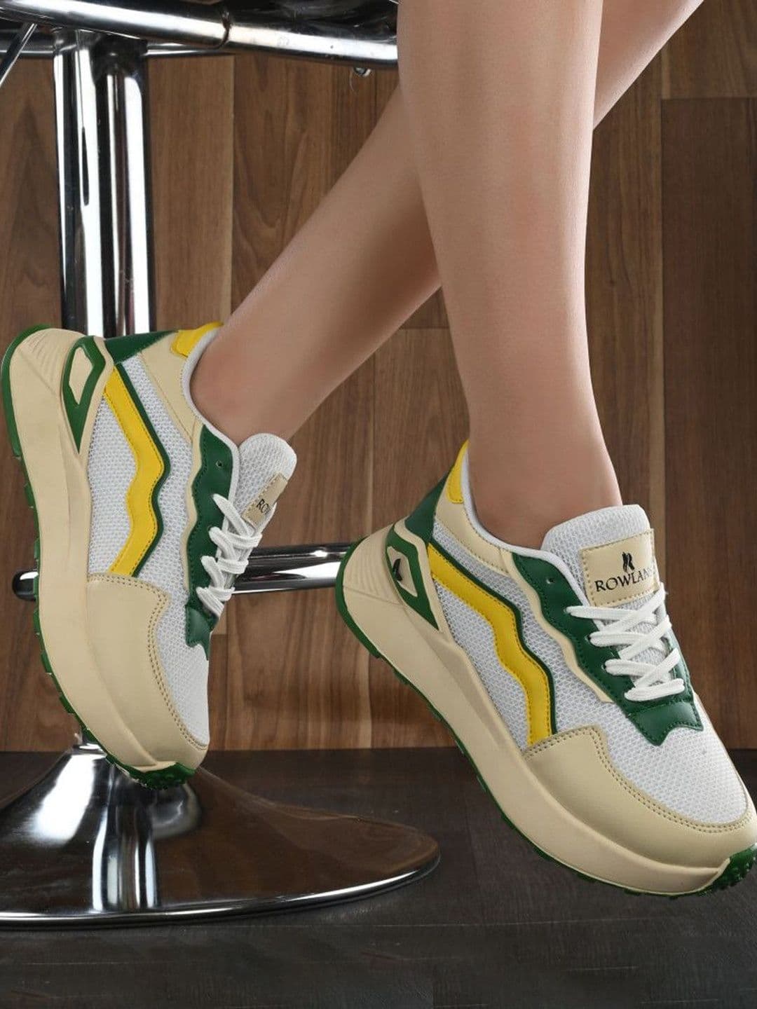 Rowlans Women Colourblocked Sneakers - view 1
