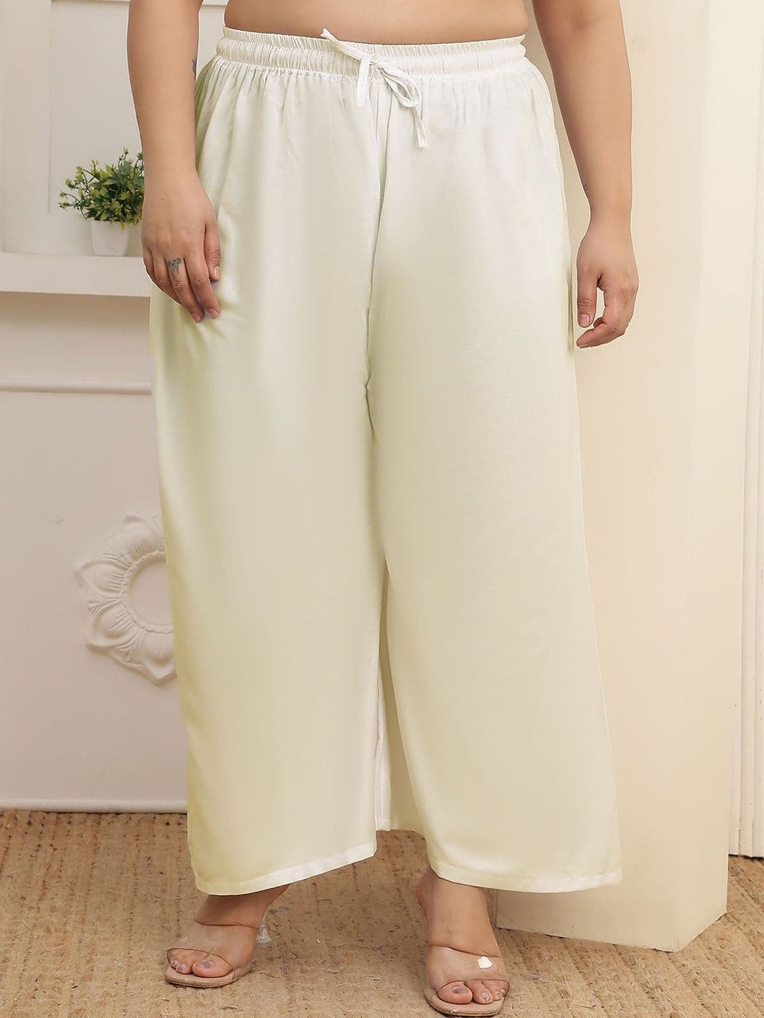 KALINI Women 2 Flared Ethnic Palazzos - view 1