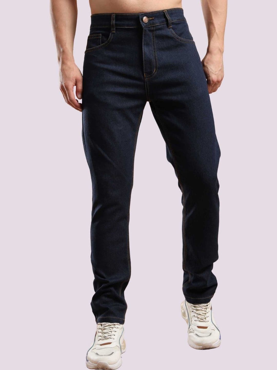 FARYRA Men Jean Slim Fit Mid-Rise Jeans - view 1