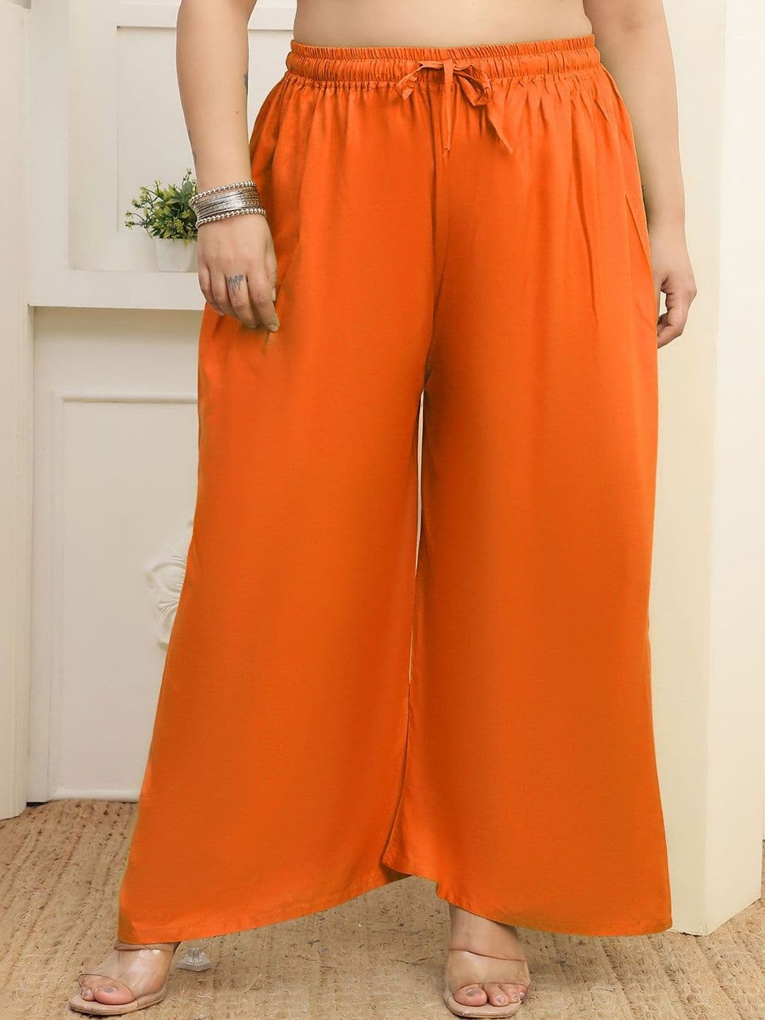 KALINI Women 2 Flared Ethnic Palazzos - view 1
