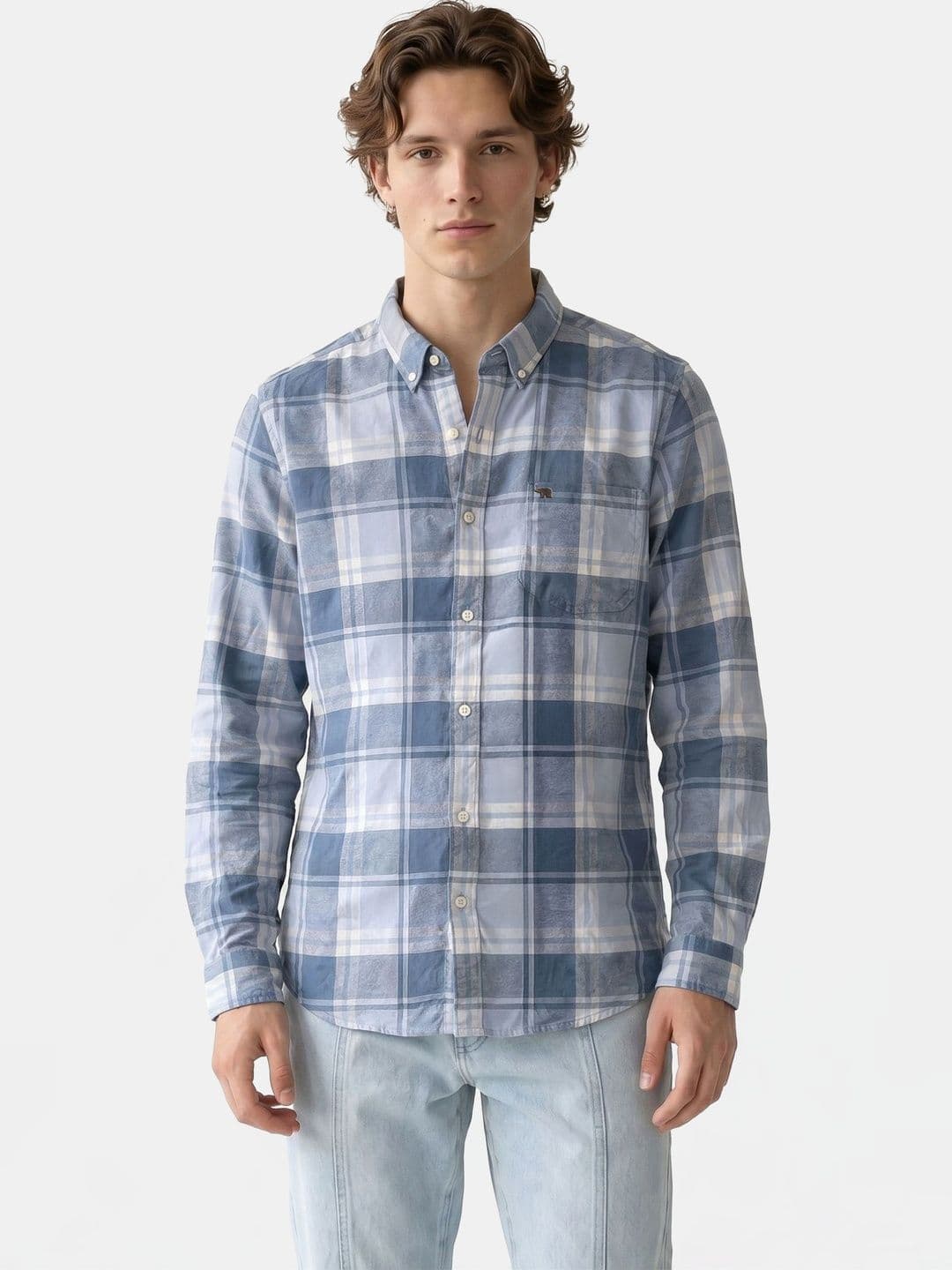 THE BEAR HOUSE Men Slim Fit Checked Casual Shirt - view 1
