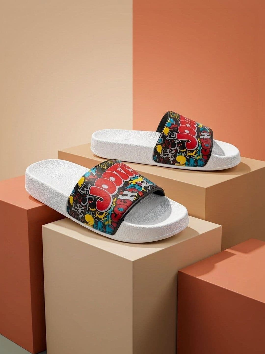 JOOTIYAPA Men Printed Sliders - view 1