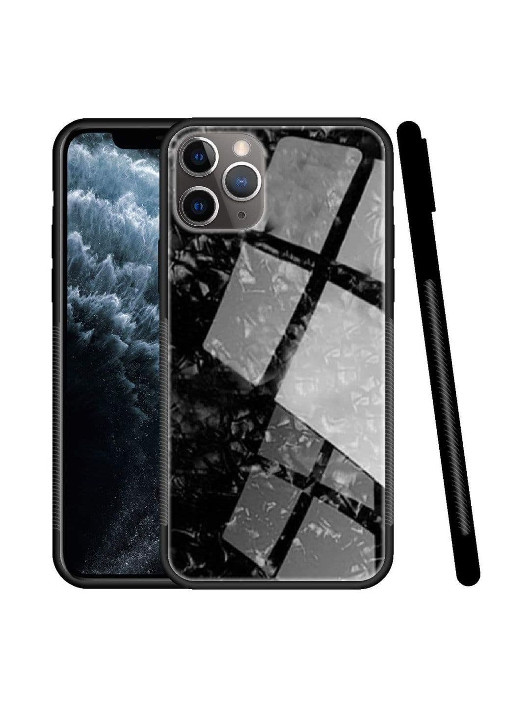COVERLY Abstract Printed iPhone 11 Pro Back Case Mobile Accessories
