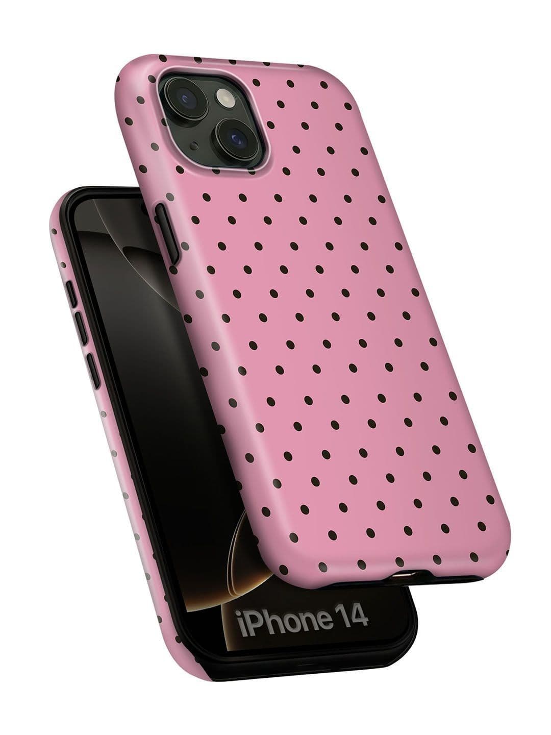 QRIOH Geometric Printed iPhone 14 Back Case Mobile Accessories