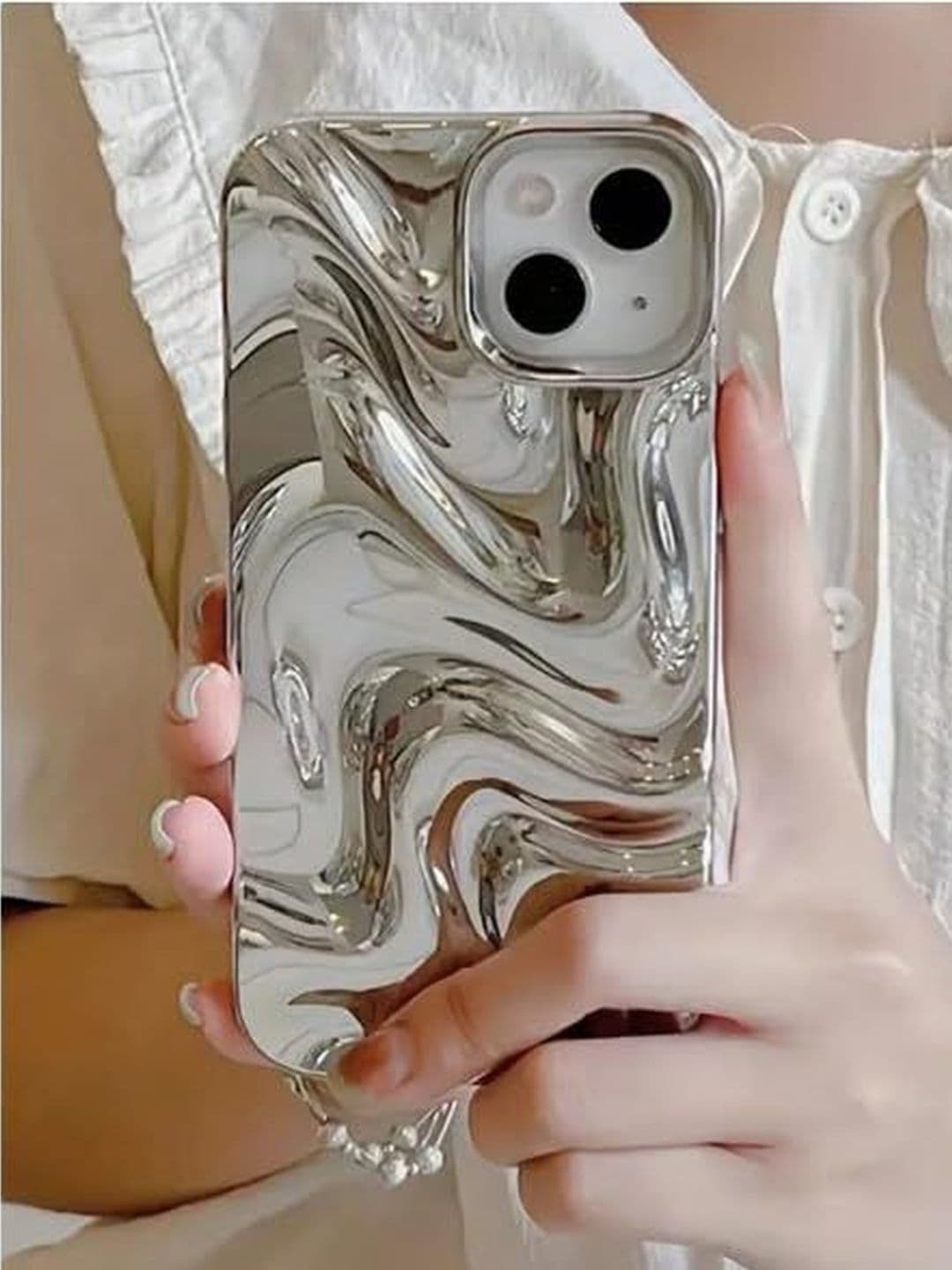 COVERLY Abstract Printed iPhone 15 Back Case Mobile Accessories