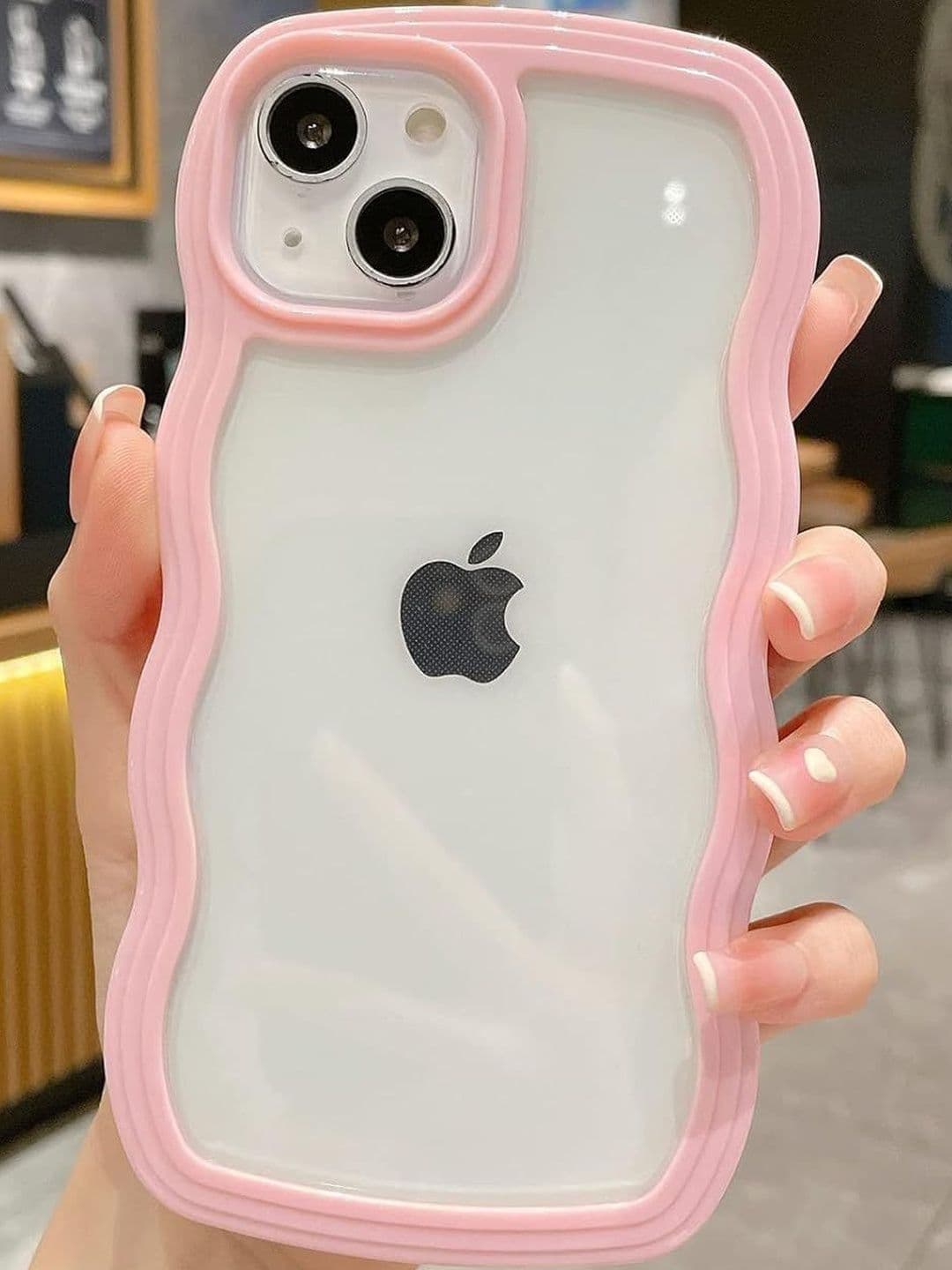 COVERLY Solid Printed iPhone 13 Back Case Mobile Accessories