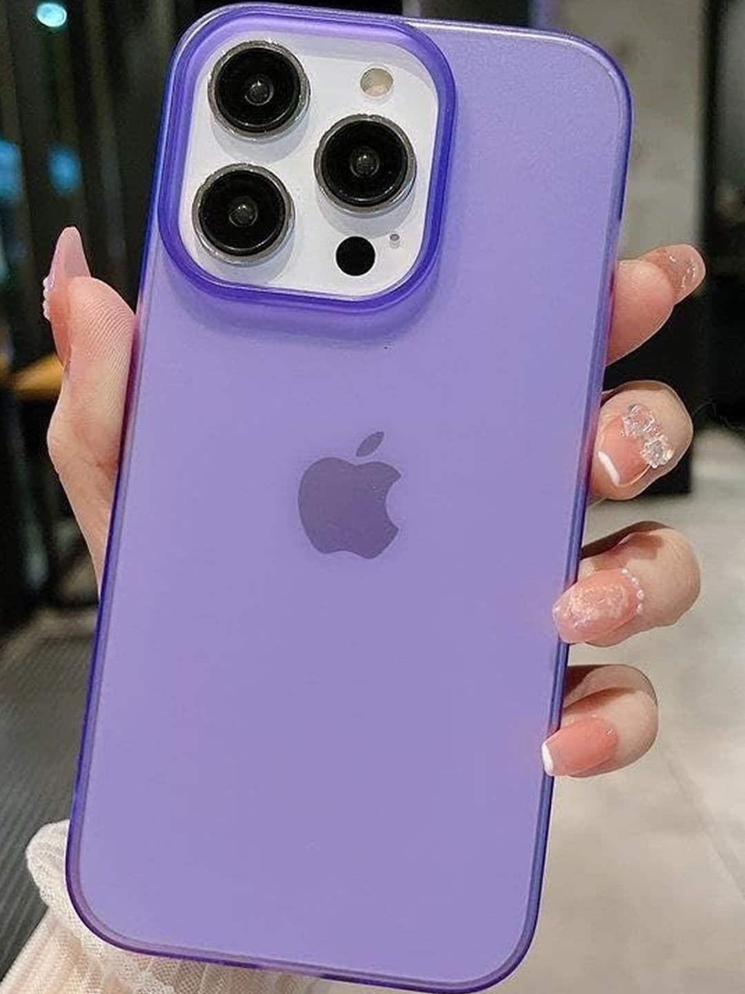 COVERLY Solid Printed iPhone 13 Pro Max Back Case Mobile Accessories