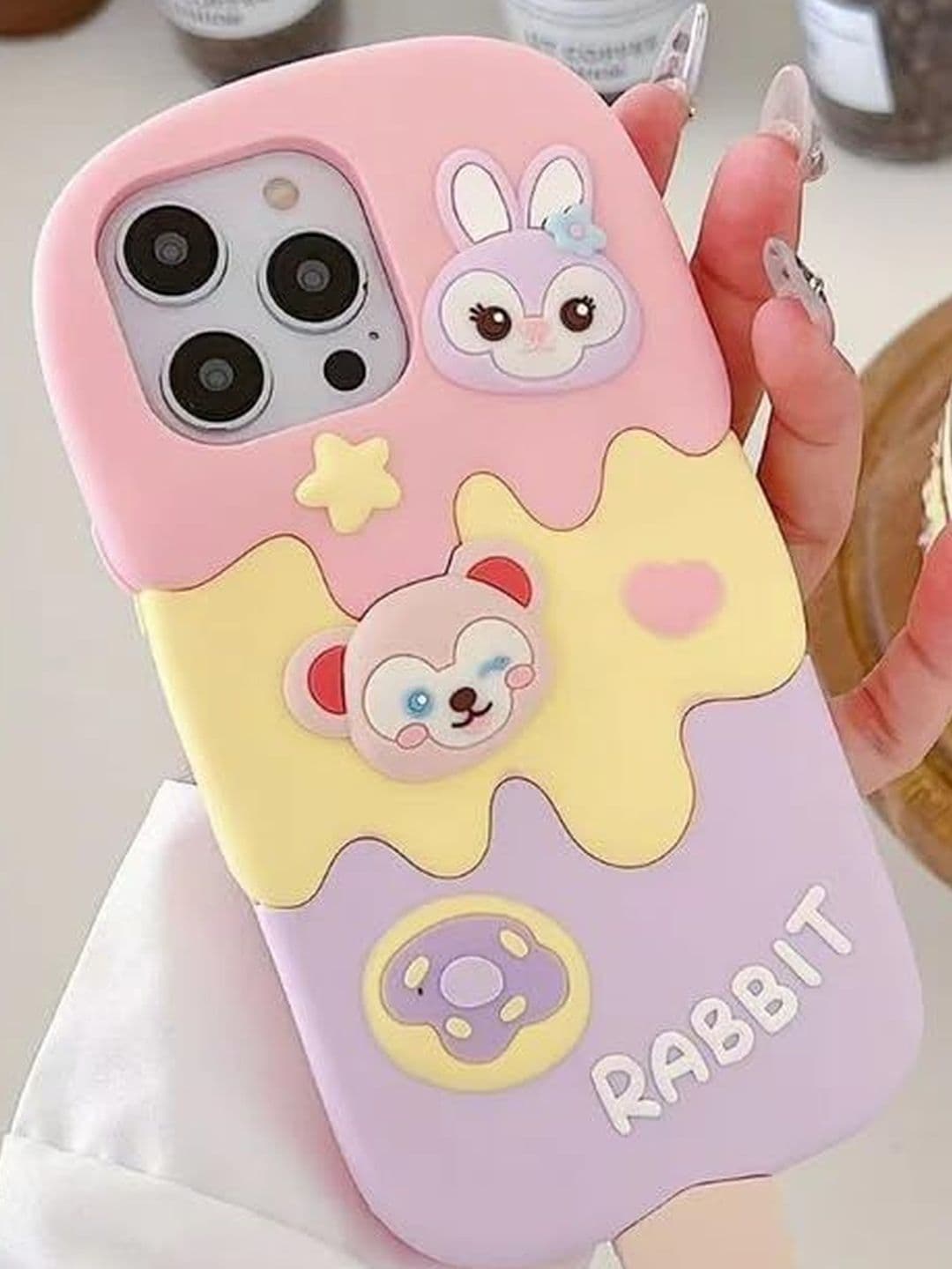COVERLY Cartoon Characters Printed iPhone 13 Pro Max Back Case Mobile Accessories