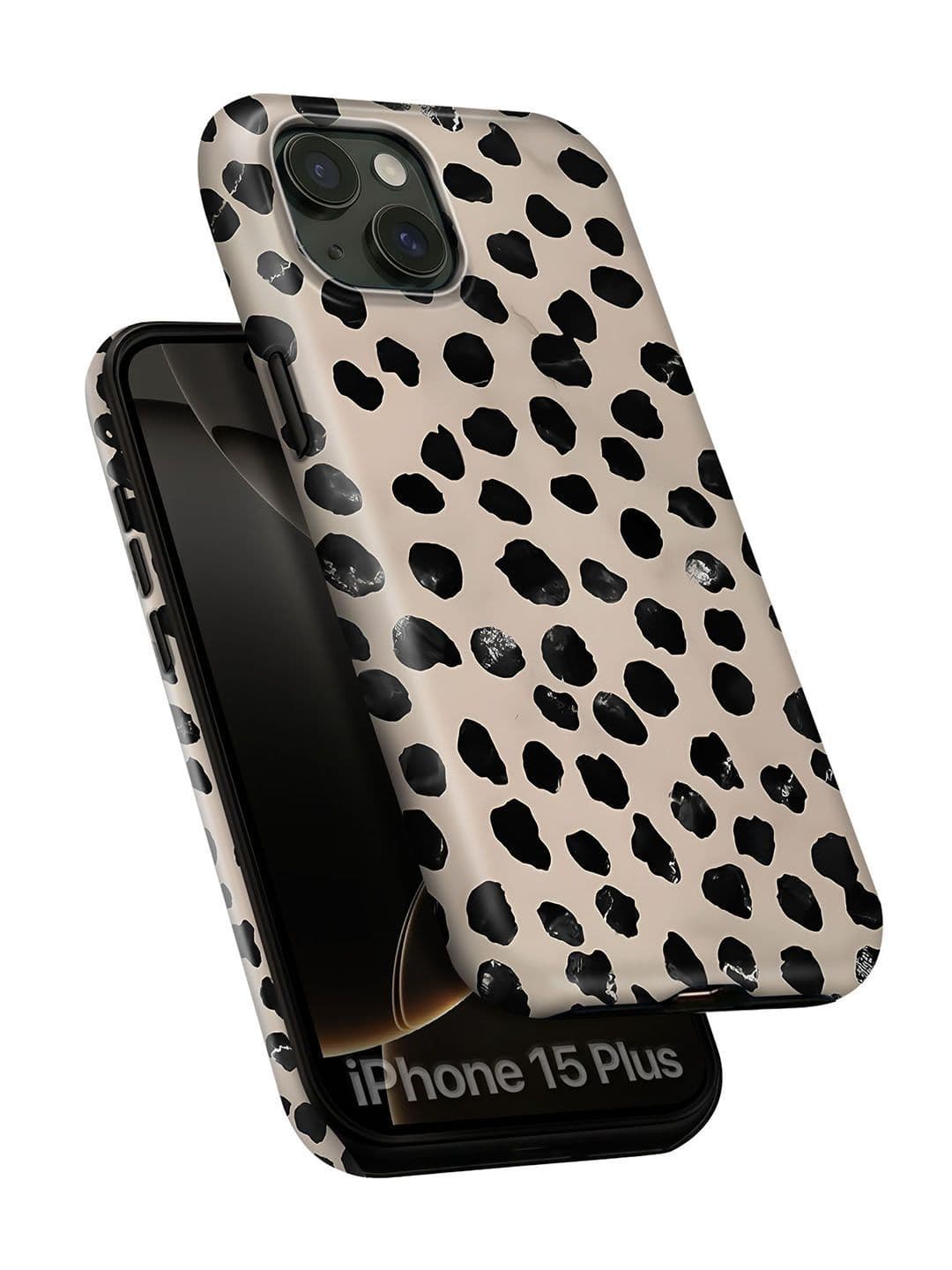 QRIOH Abstract Printed iPhone 15 Plus Back Case Mobile Accessories