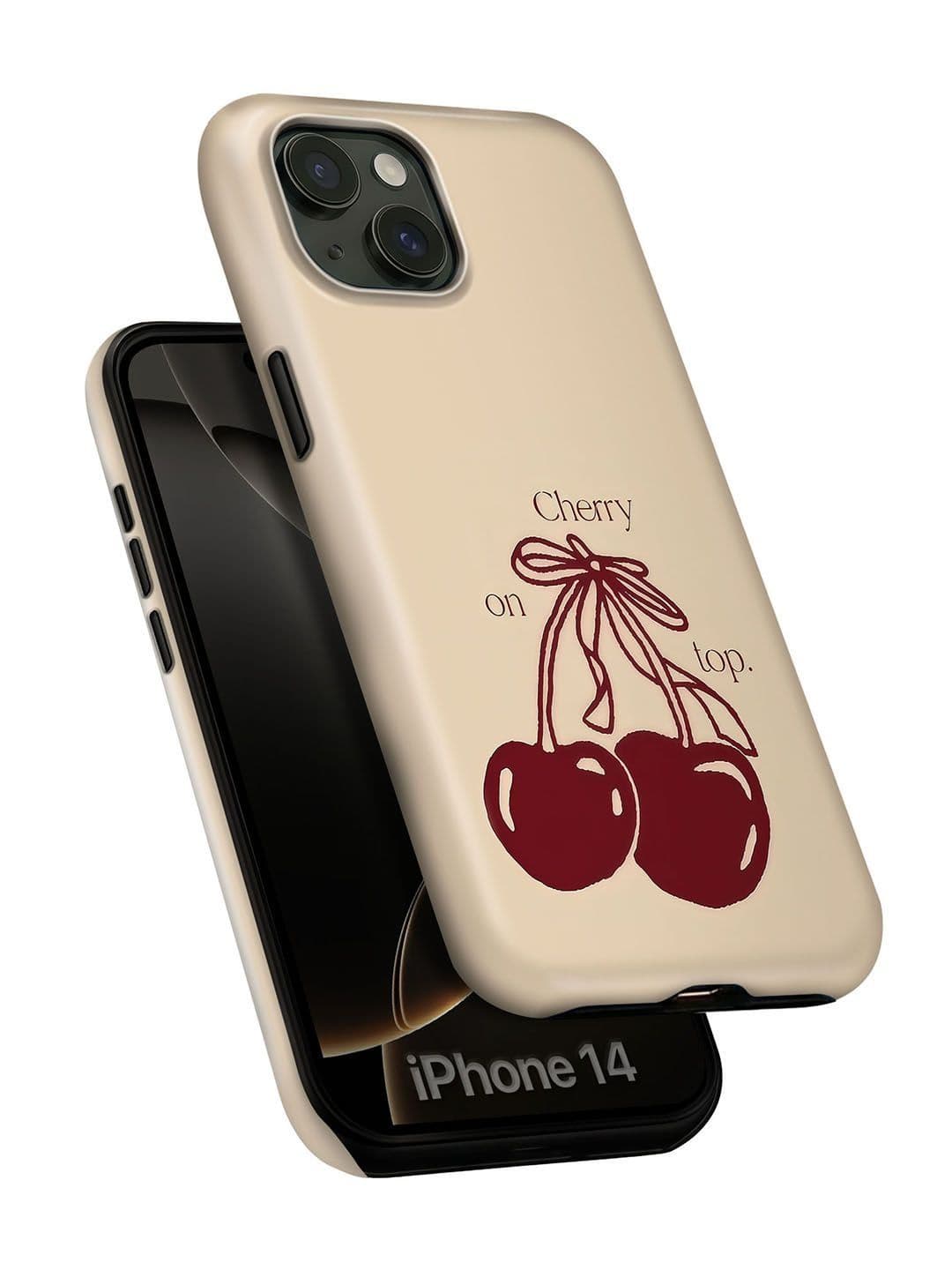QRIOH Conversational Printed iPhone 14 Back Case Mobile Accessories