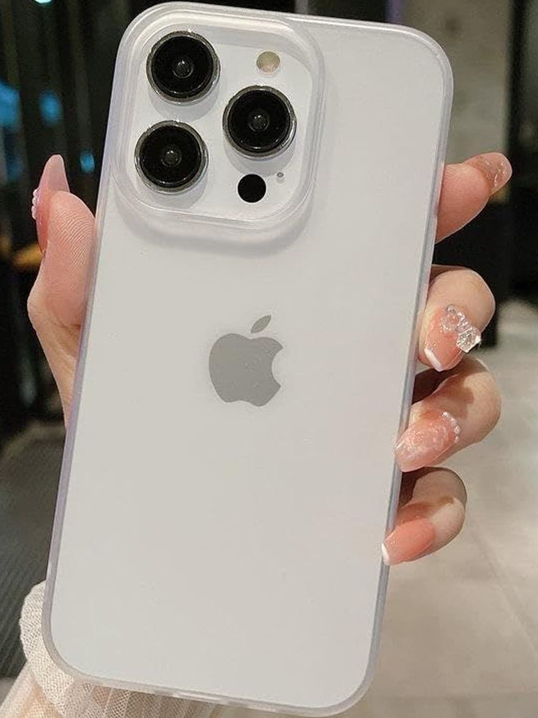 COVERLY Solid Printed iPhone 15 Pro Max Back Case Mobile Accessories