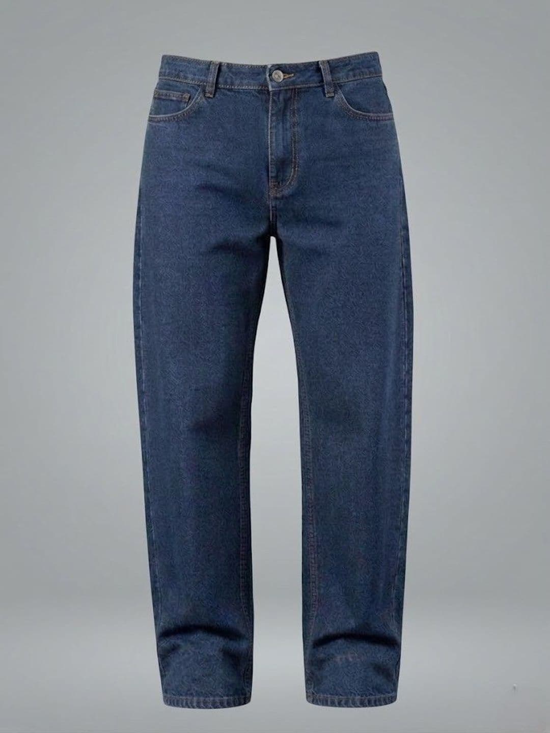 FEBRi Men Wide Leg Mid-Rise Applique Jeans - view 1