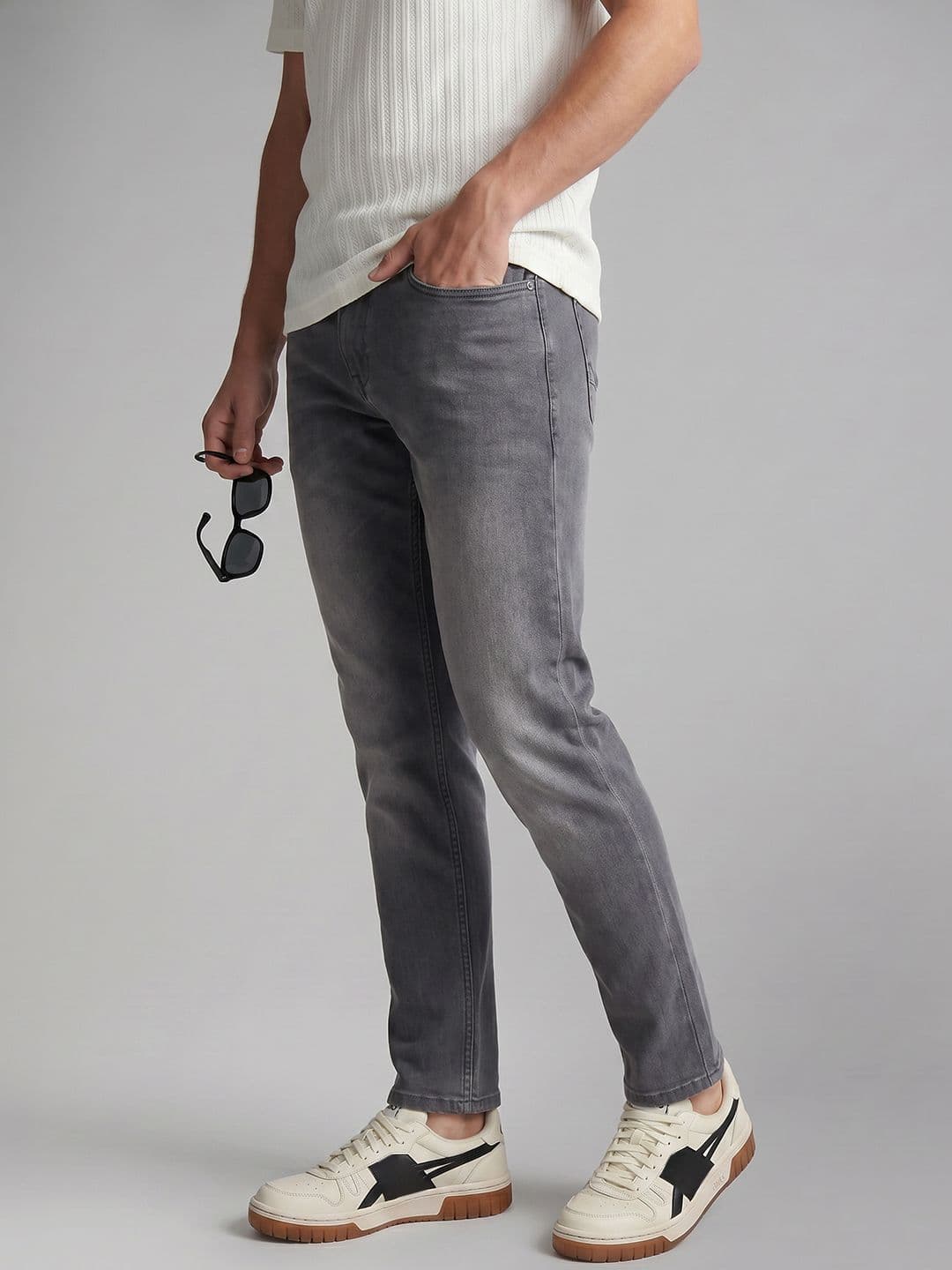 Allen Solly Men Slim Fit Heavy Fade Jeans