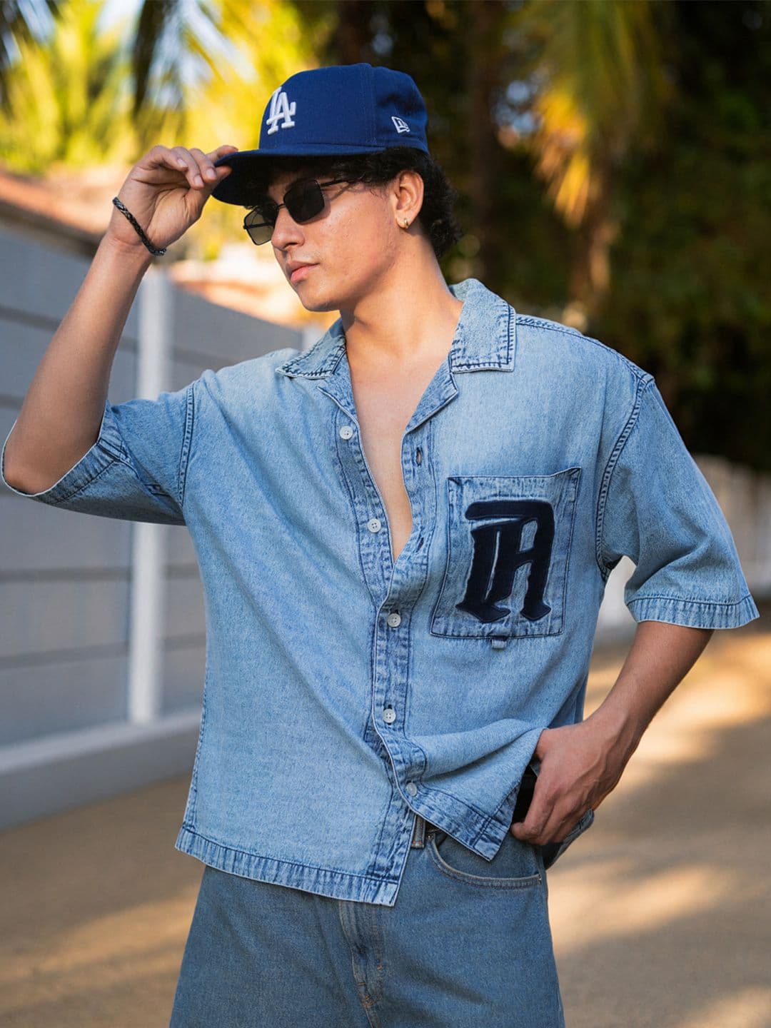 Powerlook Men Boxy Spread Collar Long Sleeves Shirt - view 1