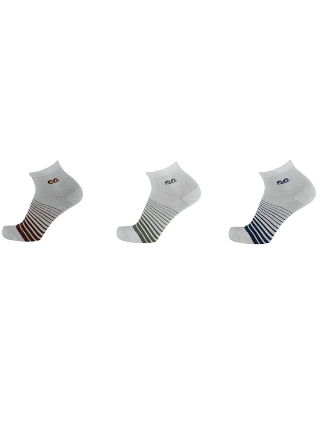 The Sock Street Unisex Assorted Striped Ankle Length Socks - view 1