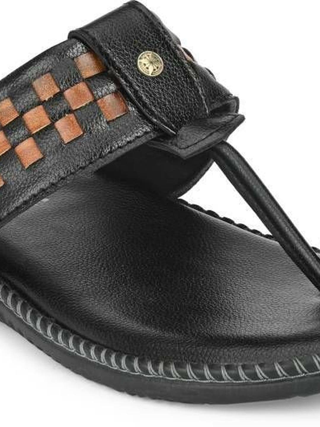 LORENCE FASHION HUB Men Colourblocked Thong Flip-Flops - view 1